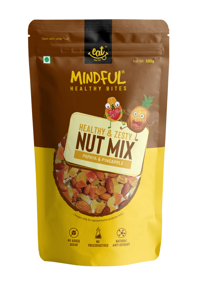 EAT Anytime Healthy Trail Mix with Papaya & Pineapple - 200g