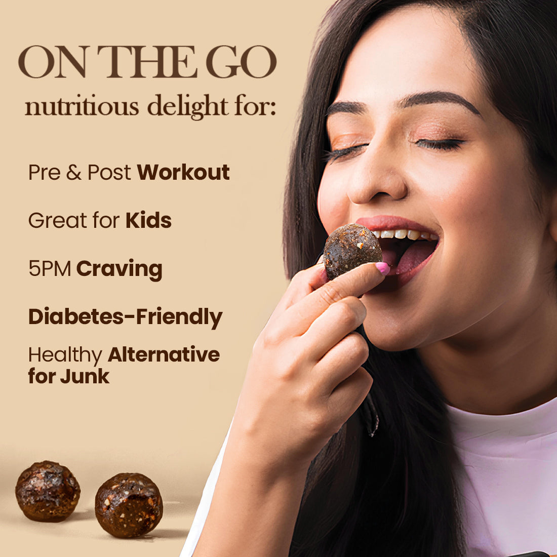 EAT Anytime Mindful Protein Energy Balls Variety Pack, 30% Whey Protein, Pack of 3 - 300g (10 Protein Balls x 10g)