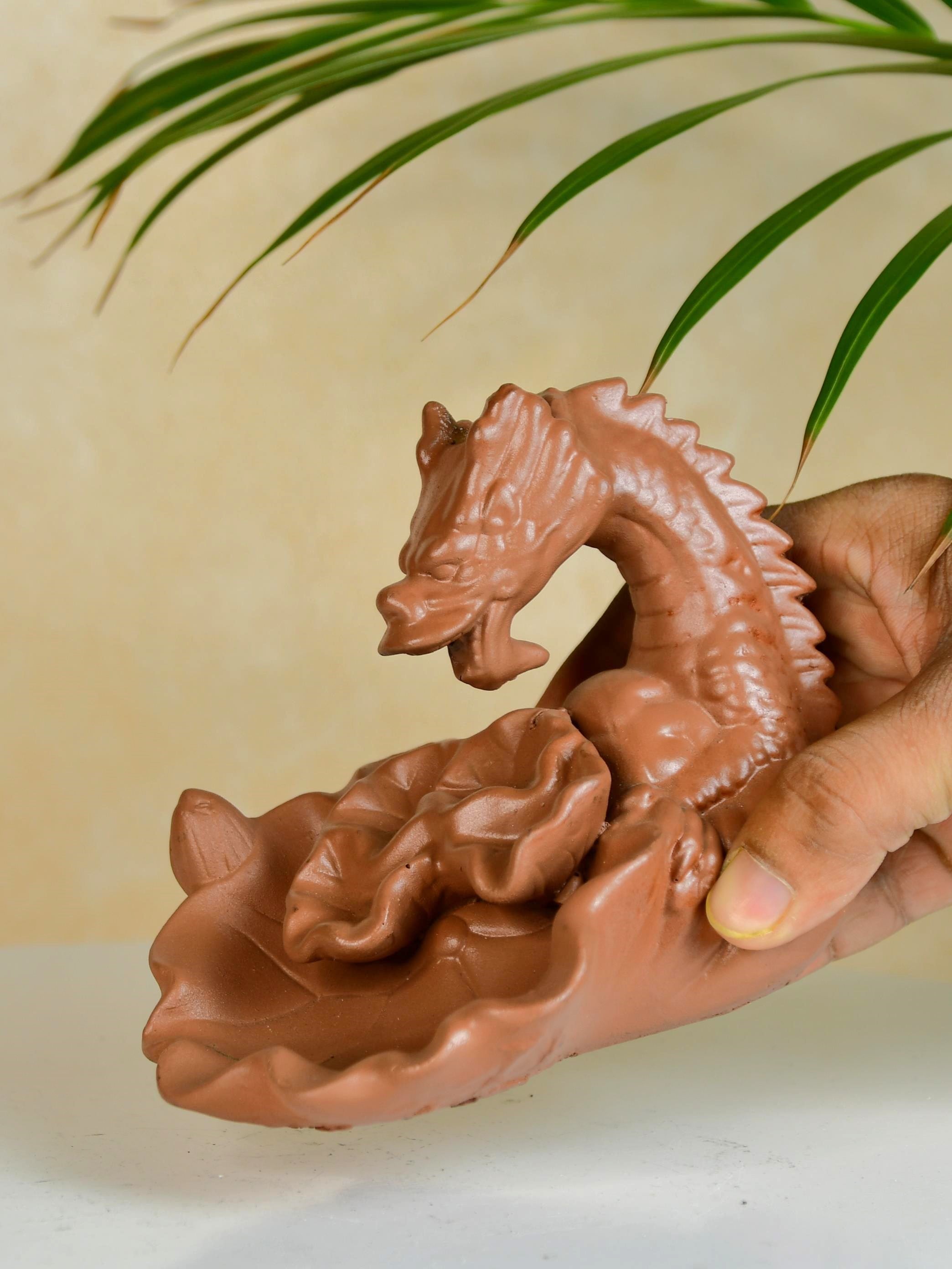 Dragon Smoke Fountain by Sowpeace - Beautiful Resin Showpiece for Home Decor