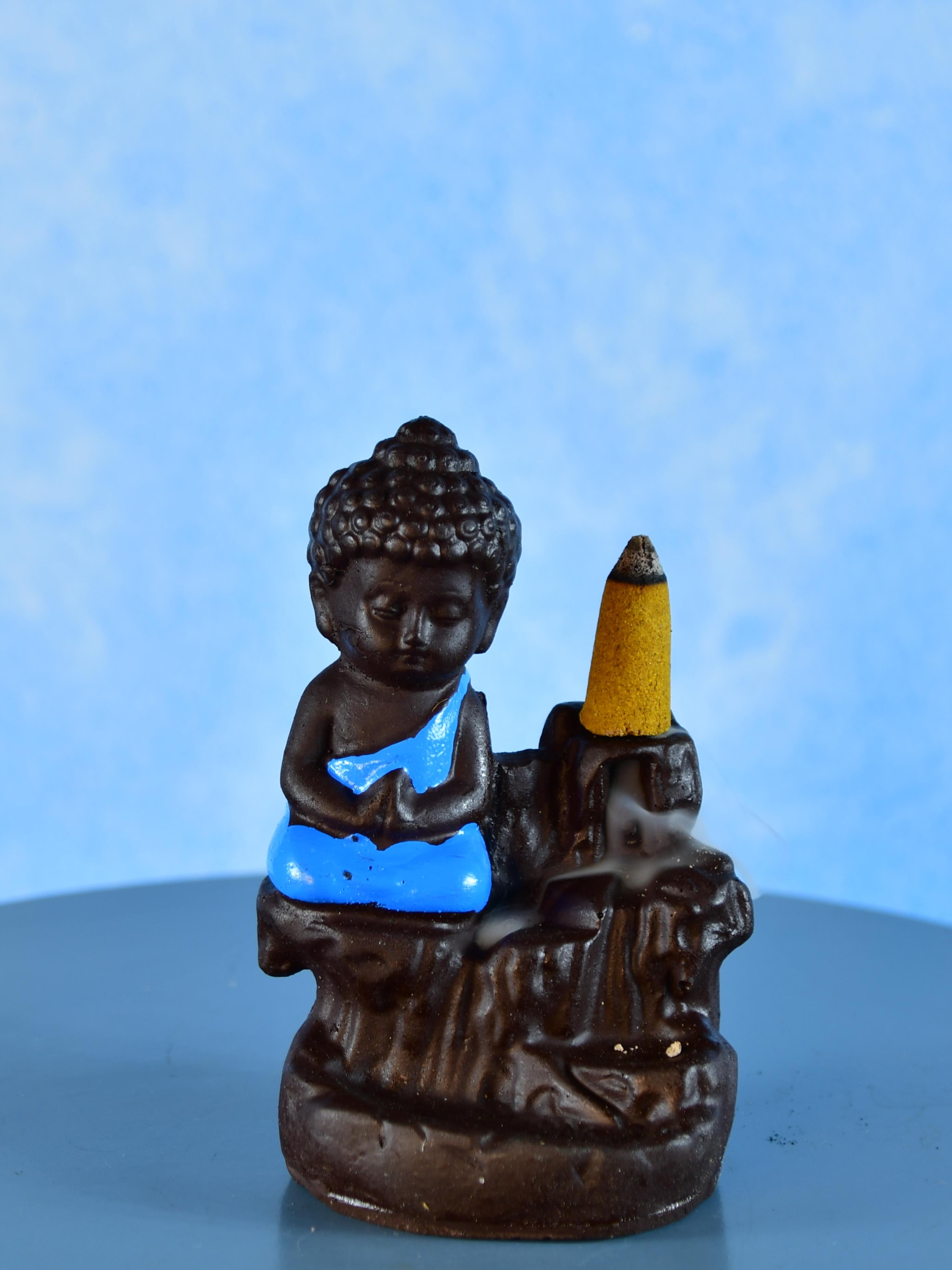 Sowpeace Blue Buddha Smoke Decor