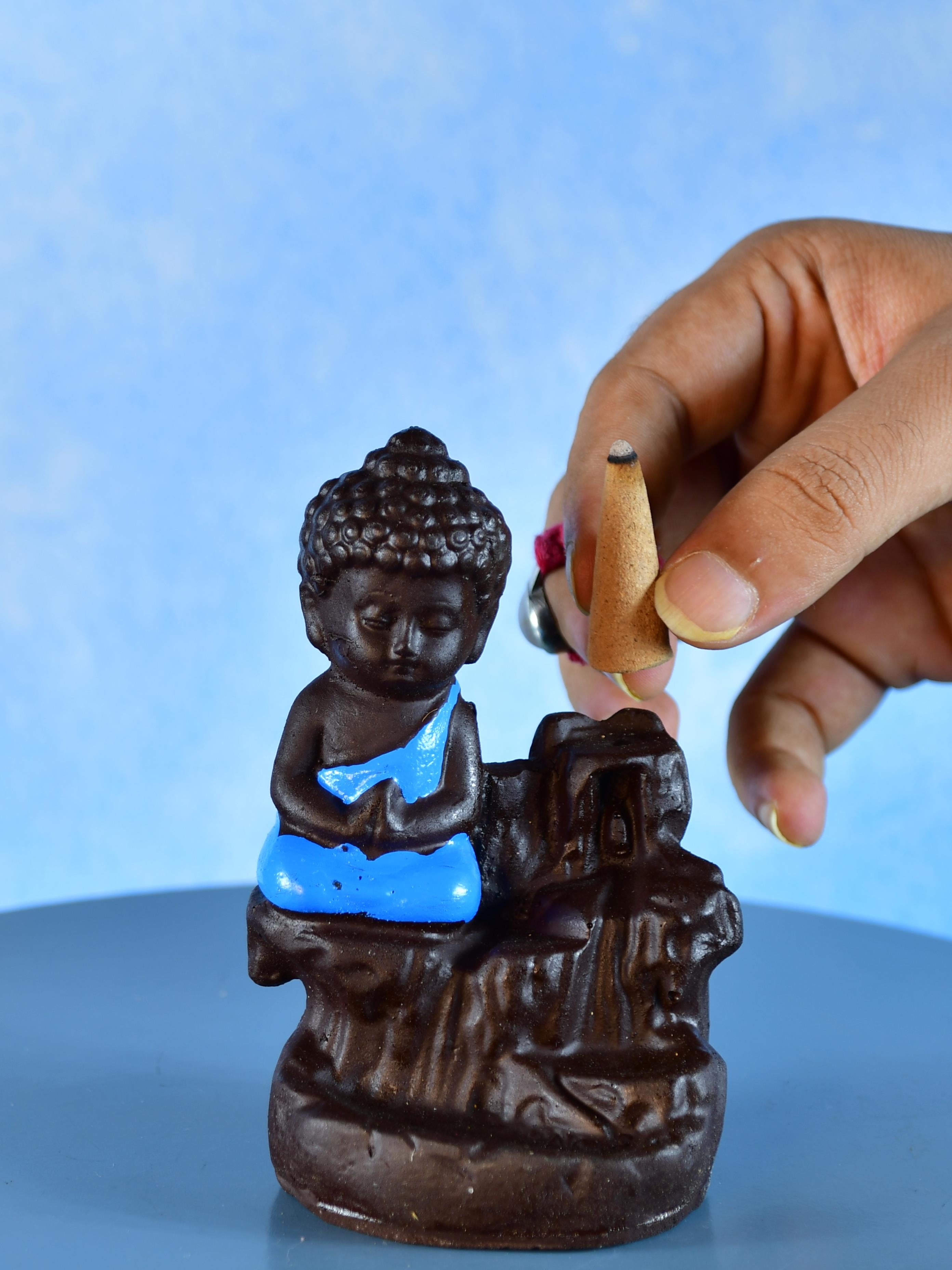 Sowpeace Blue Buddha Smoke Decor