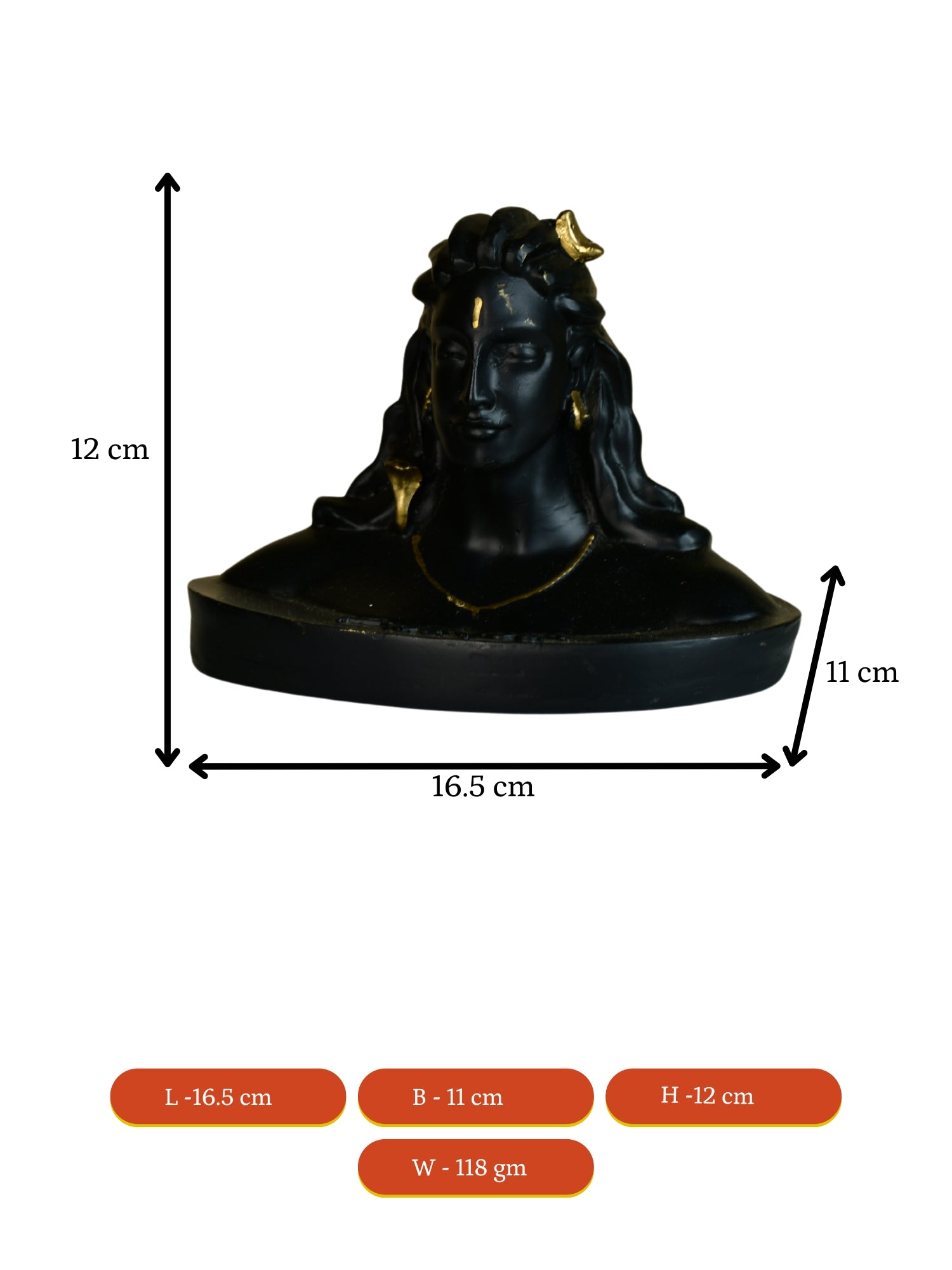 Sowpeace Resin Adiyogi Mini