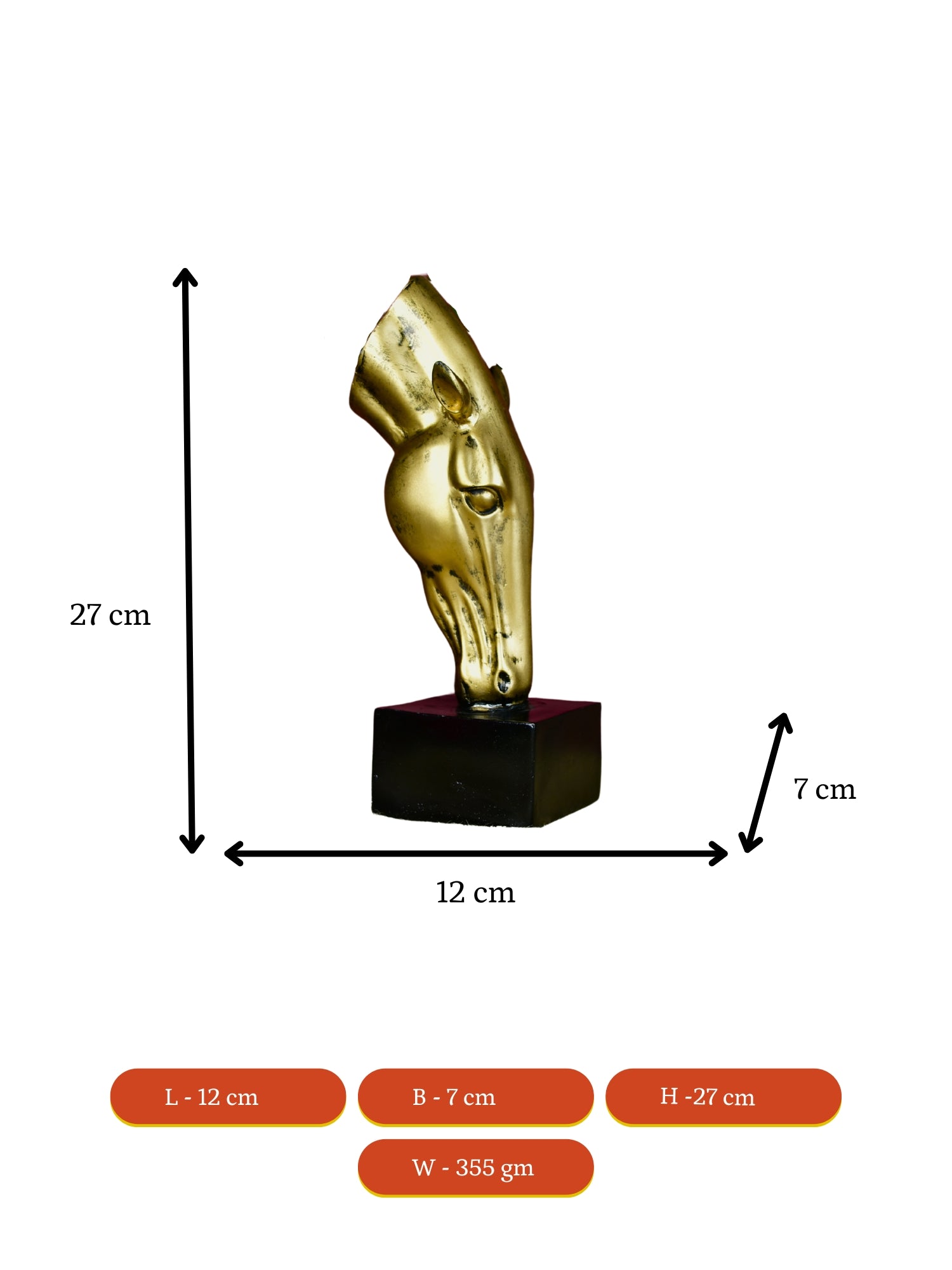 Sowpeace Resin Grazing Horse