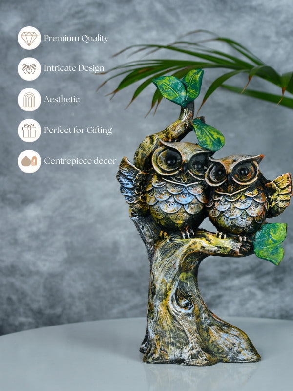 Sowpeace Resin Owl Branch