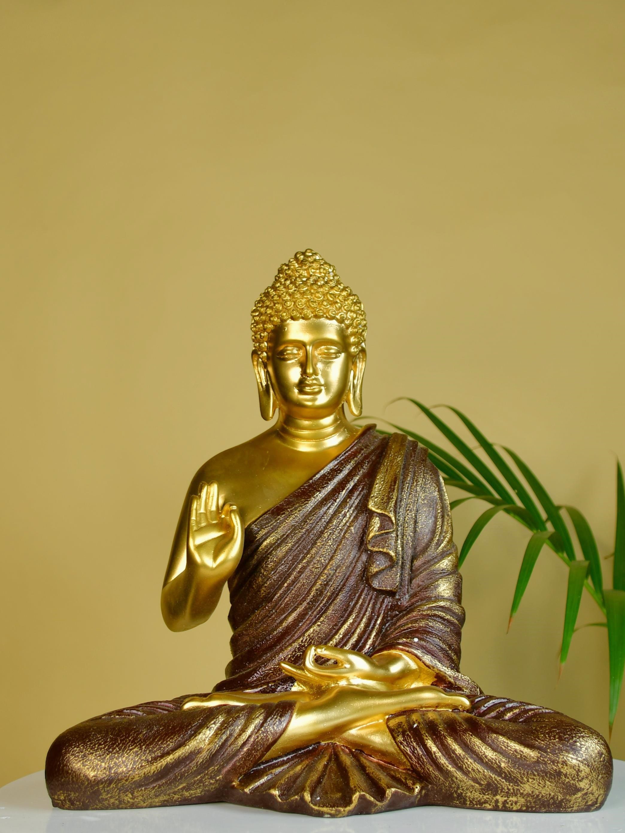 Sowpeace Resin Buddha Decor