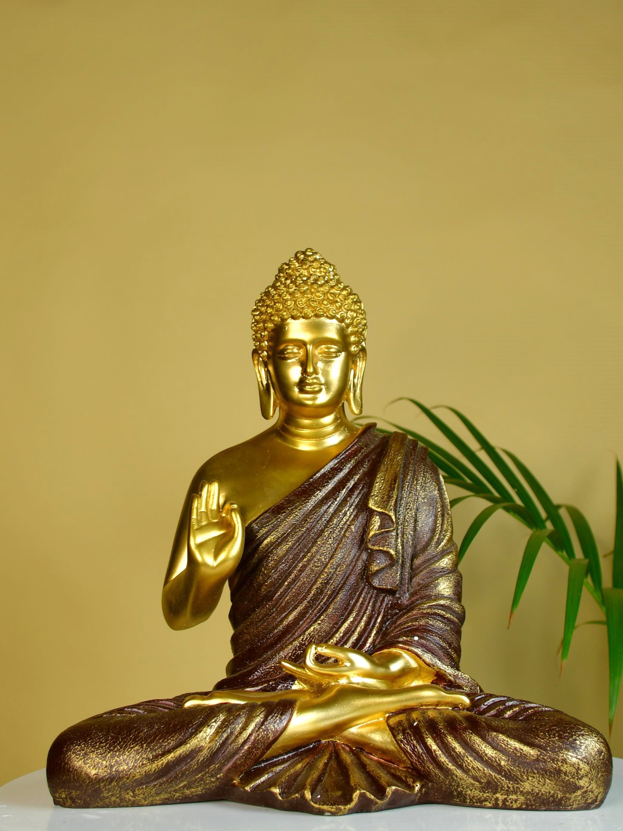 Sowpeace Resin Buddha Decor