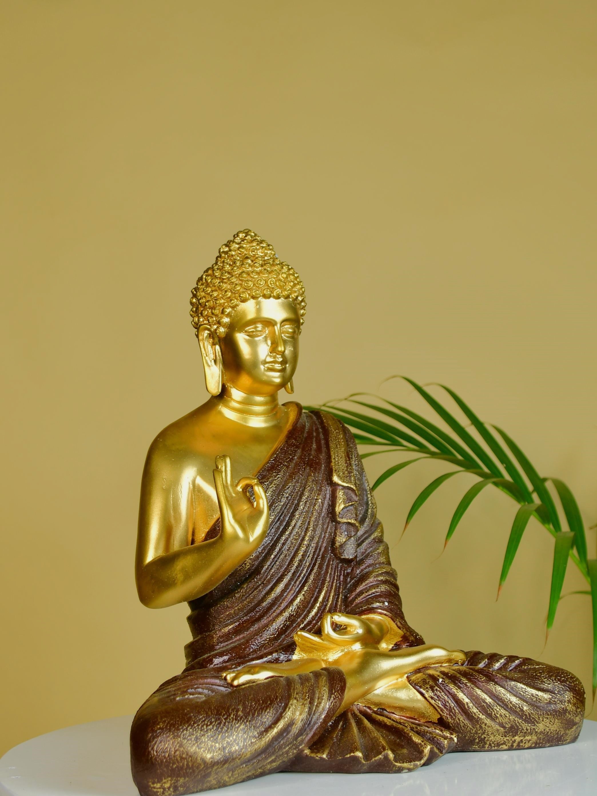 Sowpeace Resin Buddha Decor