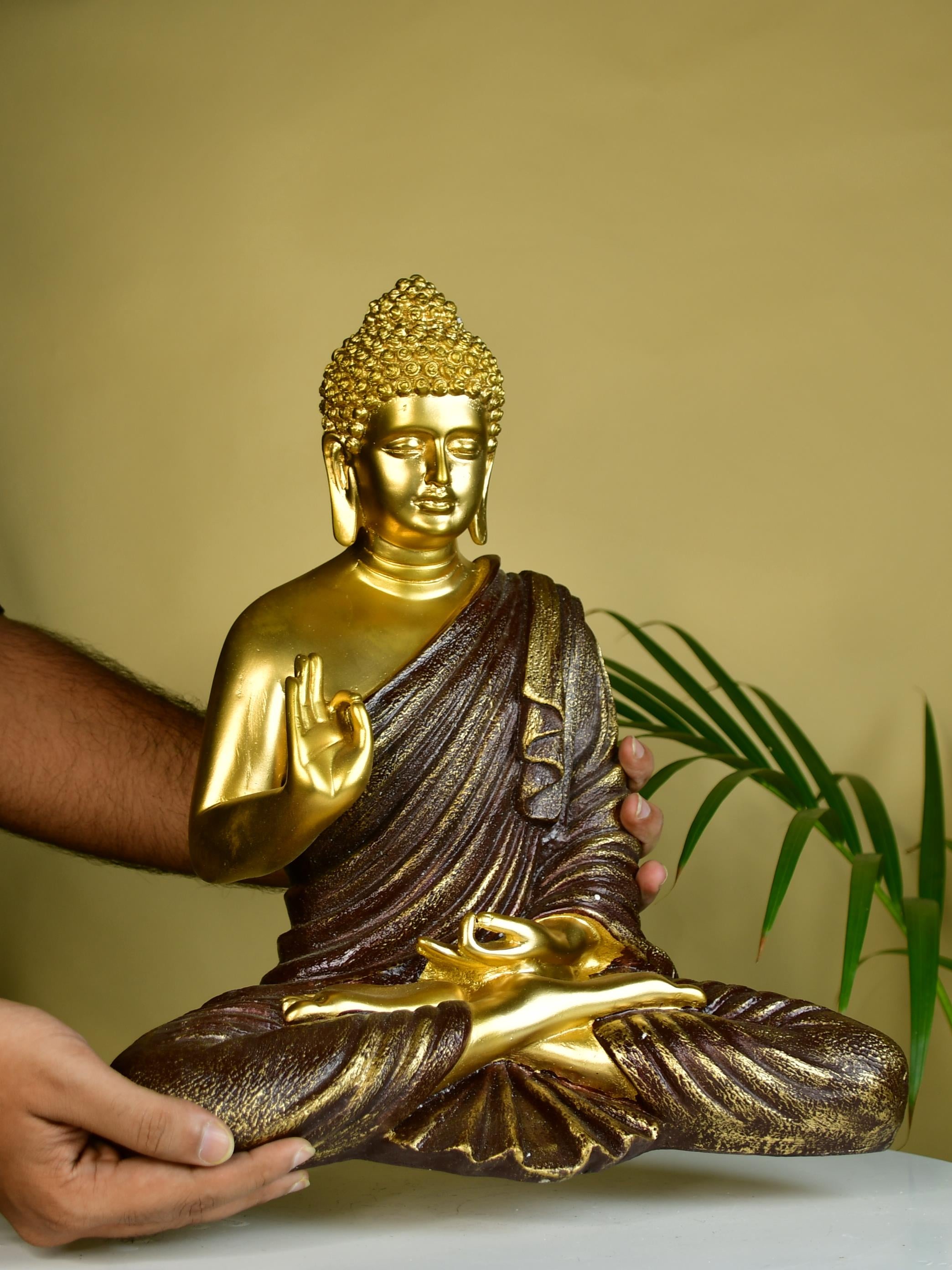 Sowpeace Resin Buddha Decor