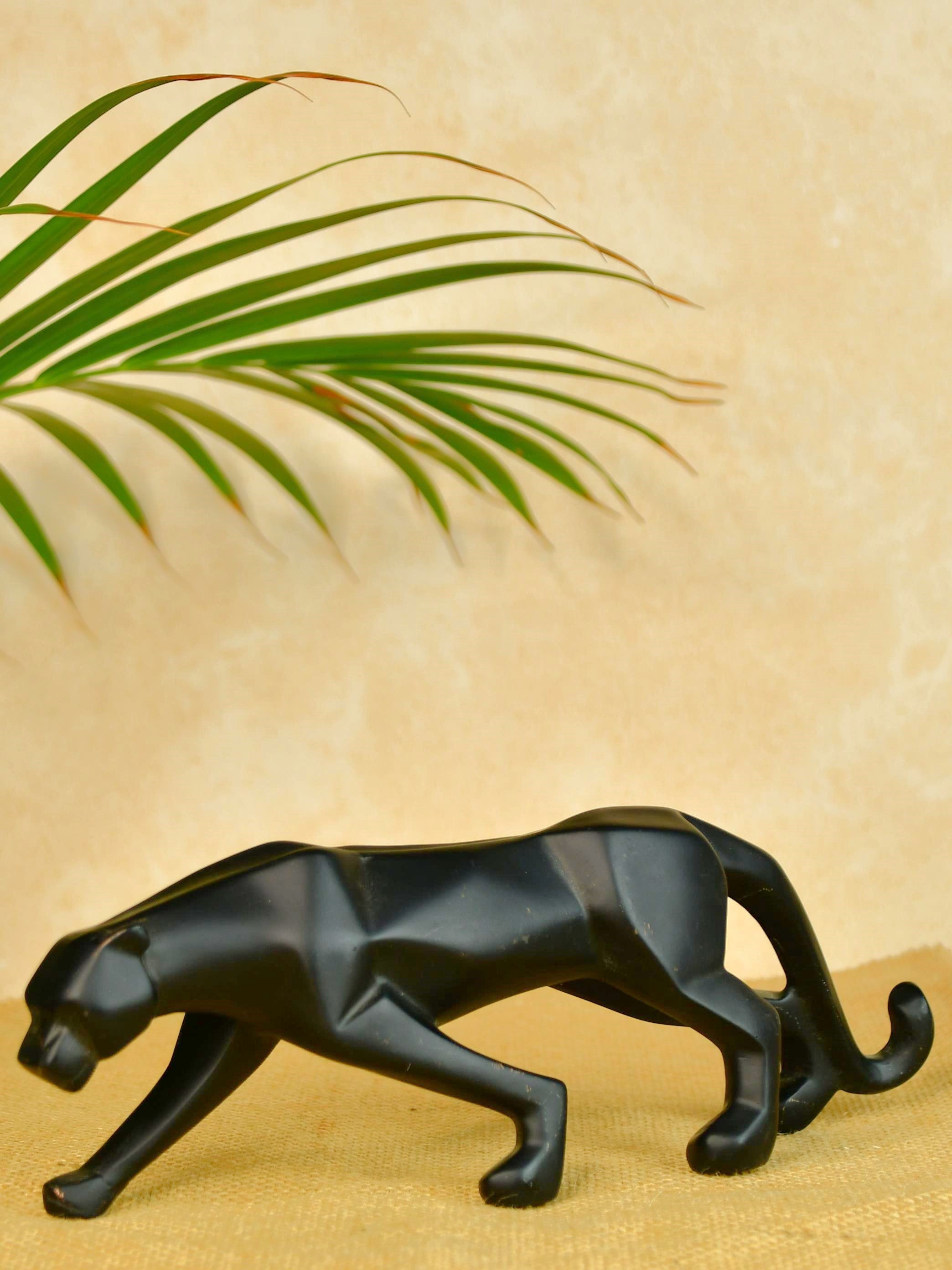 Sowpeace Resin Panther Statue