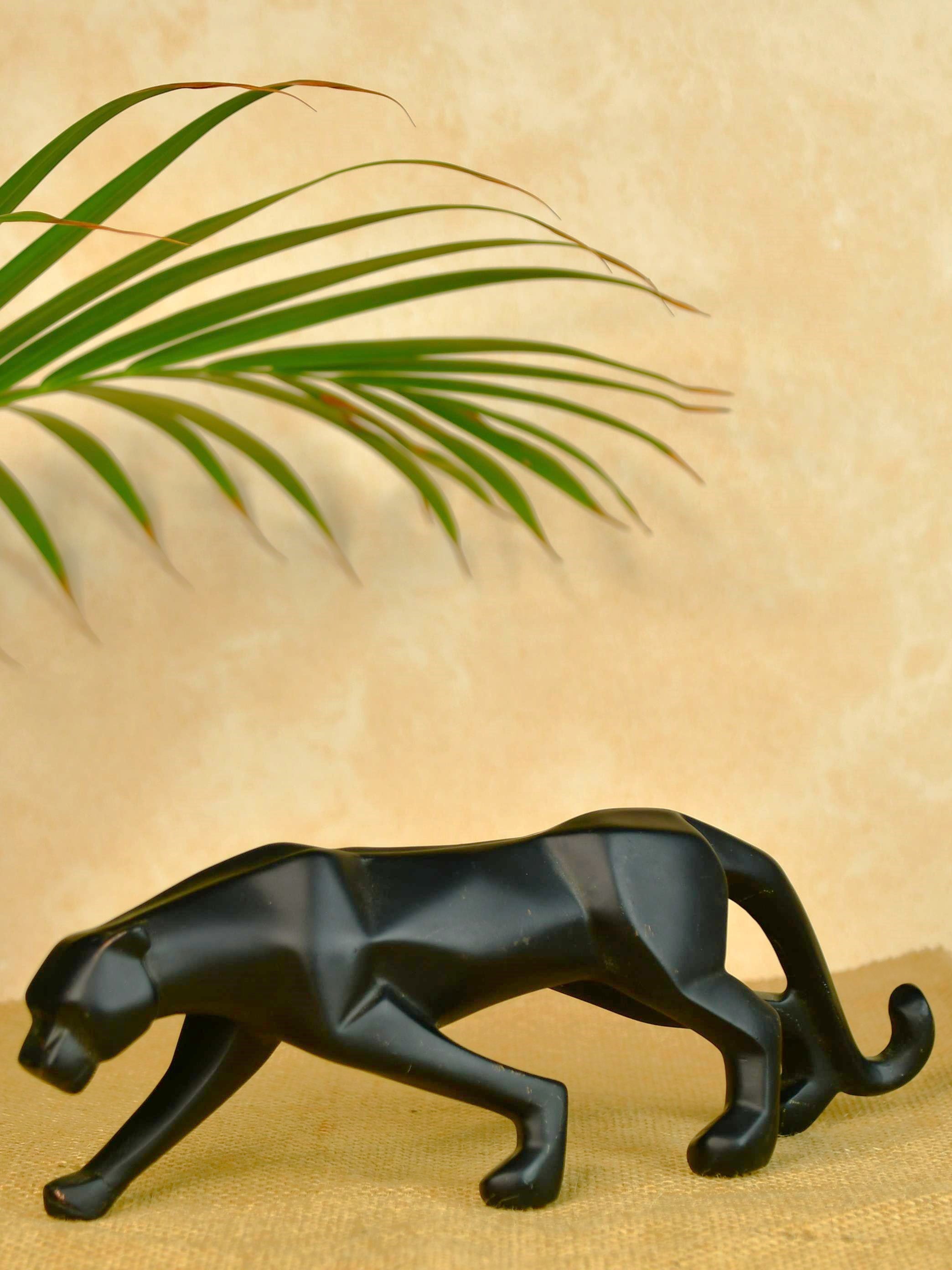 Sowpeace Resin Panther Statue