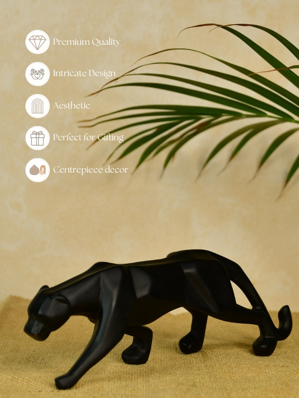Sowpeace Resin Panther Statue