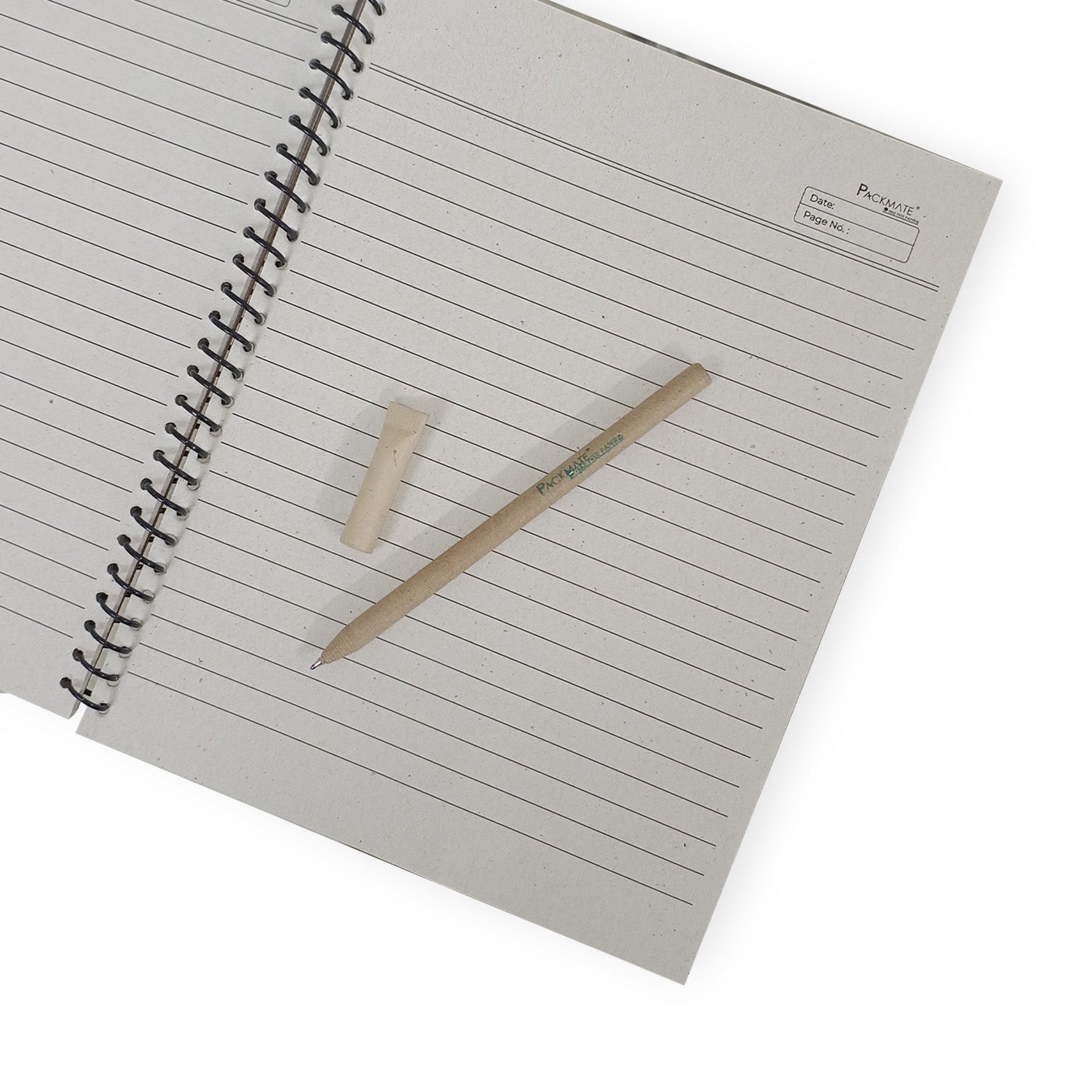 PackMate Recycled Paper Pens | Made Using 100% Recycled Paper - (Pack of 5)