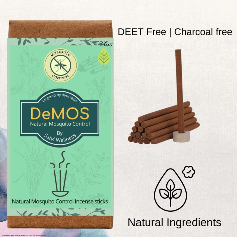 Satvi Wellness - Herbal Mosquito Control Incense Sticks