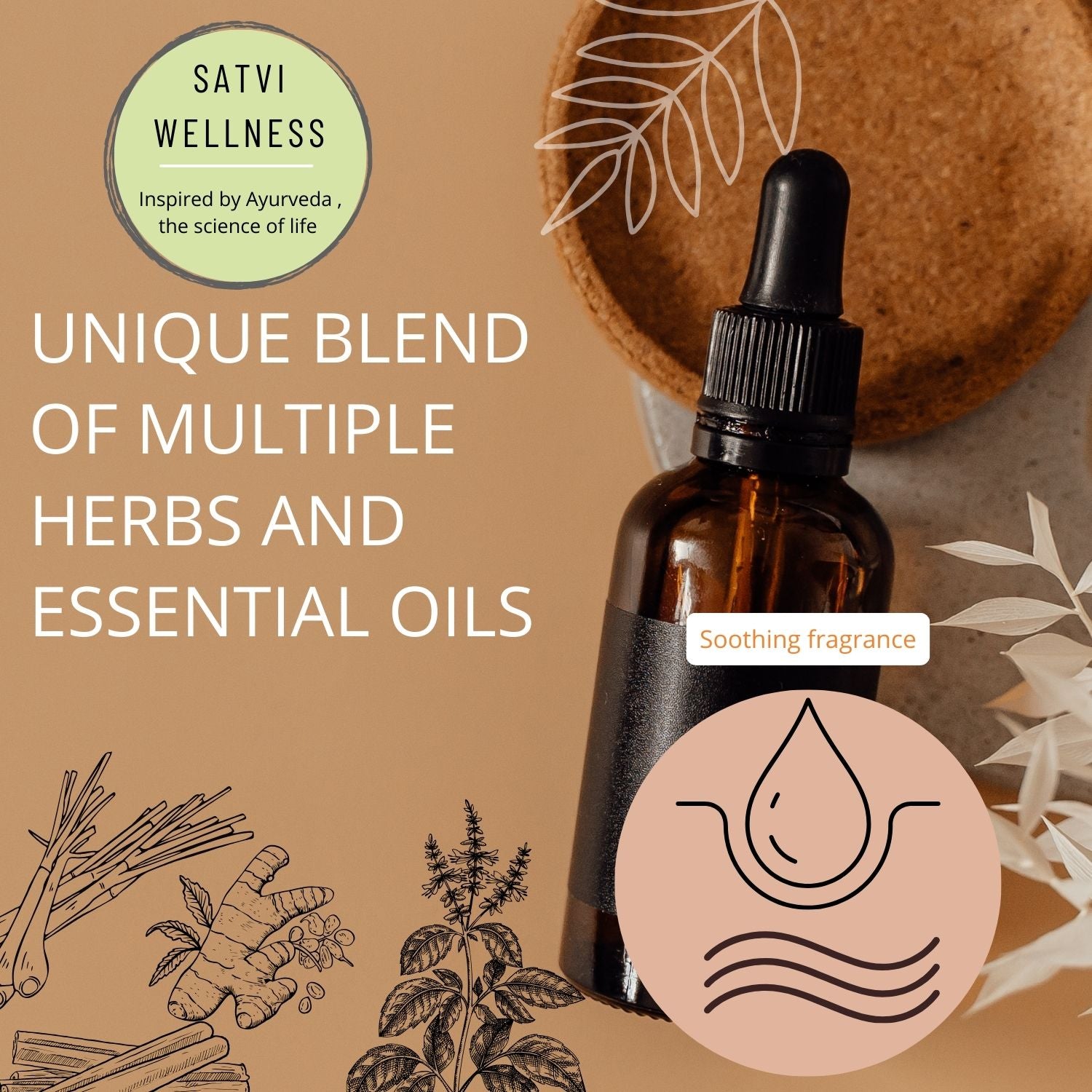 Satvi Wellness - Herbal Mosquito Control Incense Sticks