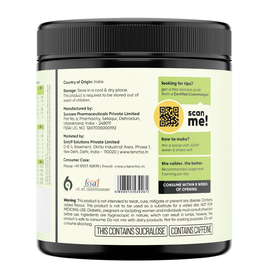 Tencha Collagen Supplements for Women & Men, 30 Servings, 150 GM