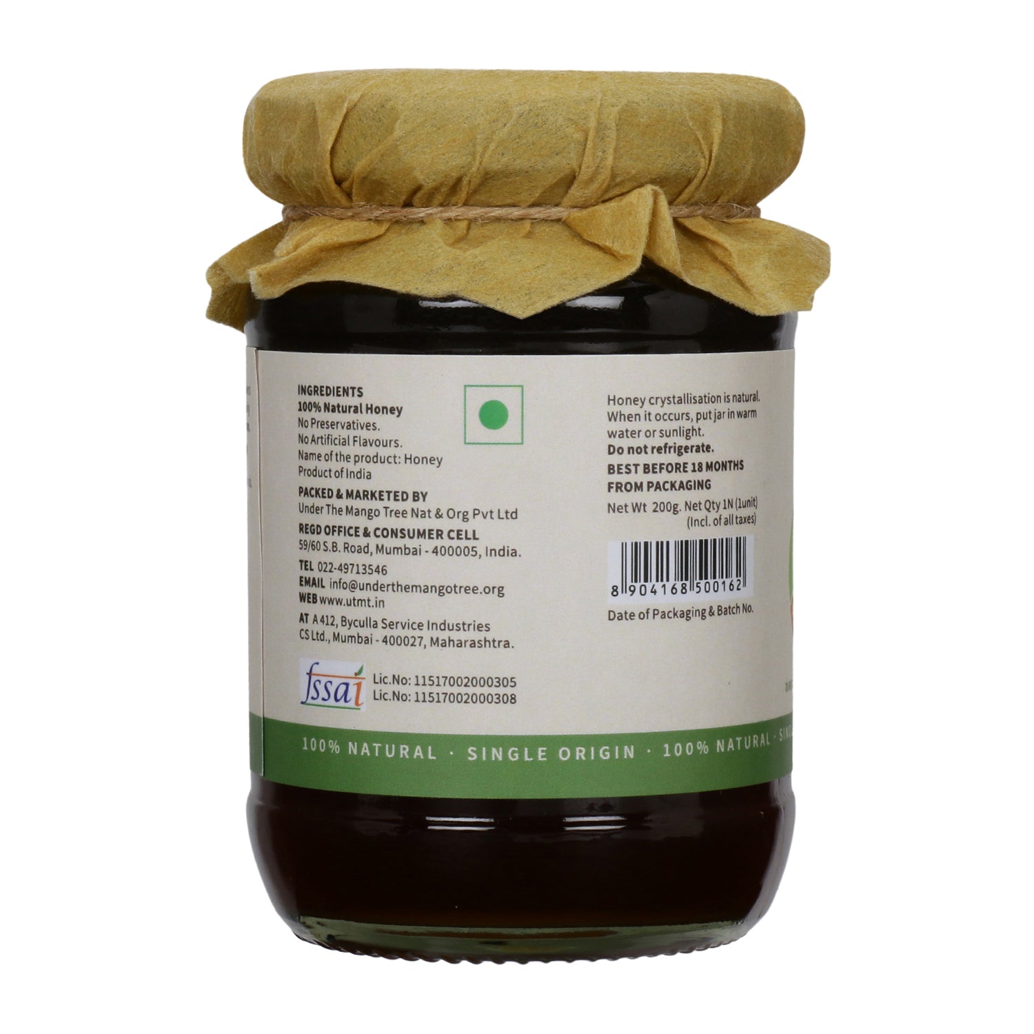 Under The Mango Tree - Ban Tulsi Honey