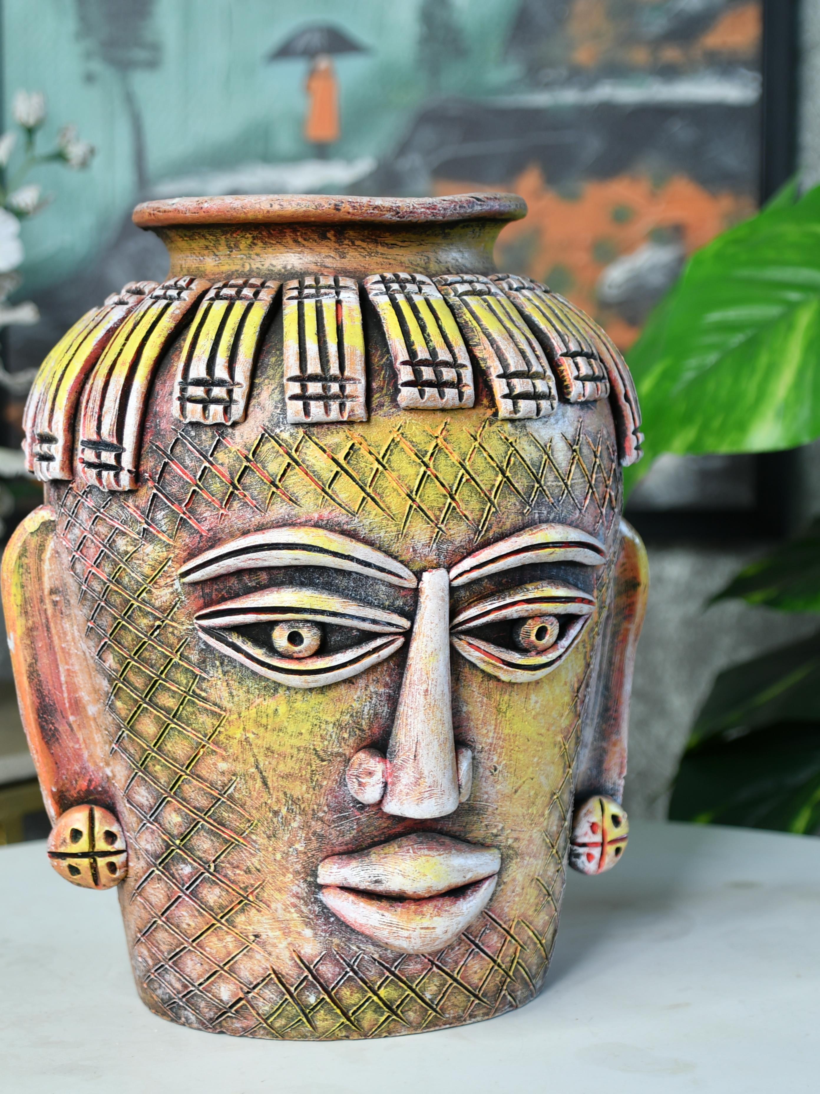 Sowpeace Terracotta Tribal Effigy Bloom