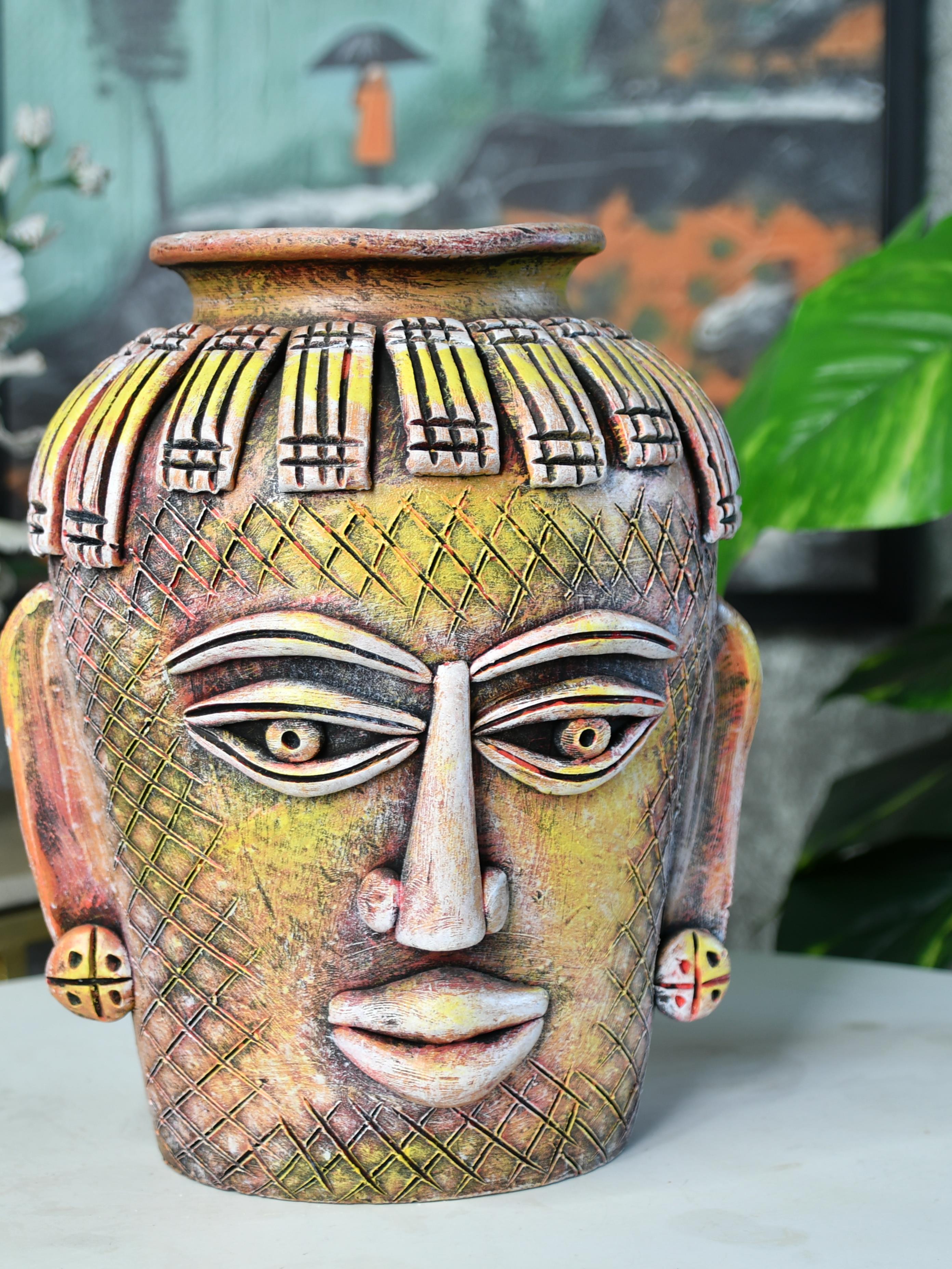 Sowpeace Terracotta Tribal Effigy Bloom