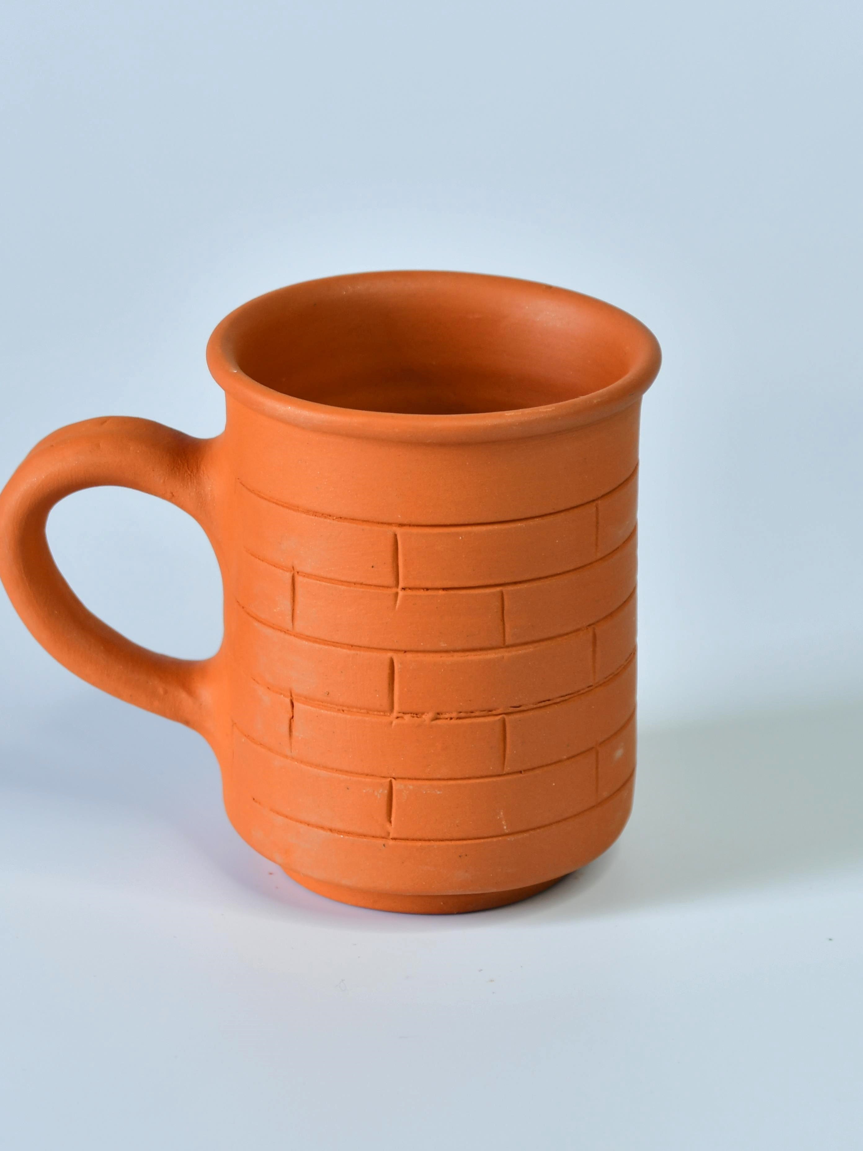 Sowpeace Premium Unglazed Terracotta imprinted Drink Mugs