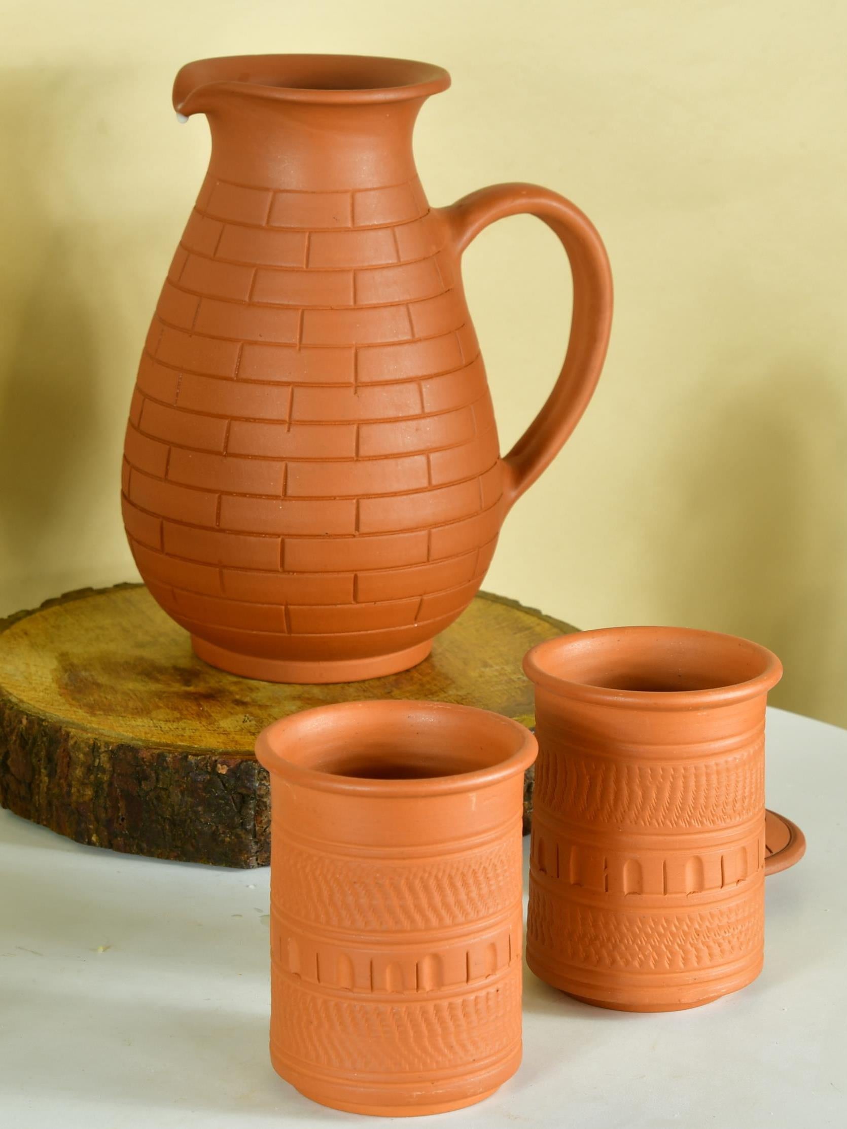 Sowpeace Premium Set of 2 Unglazed Terracotta tumbler