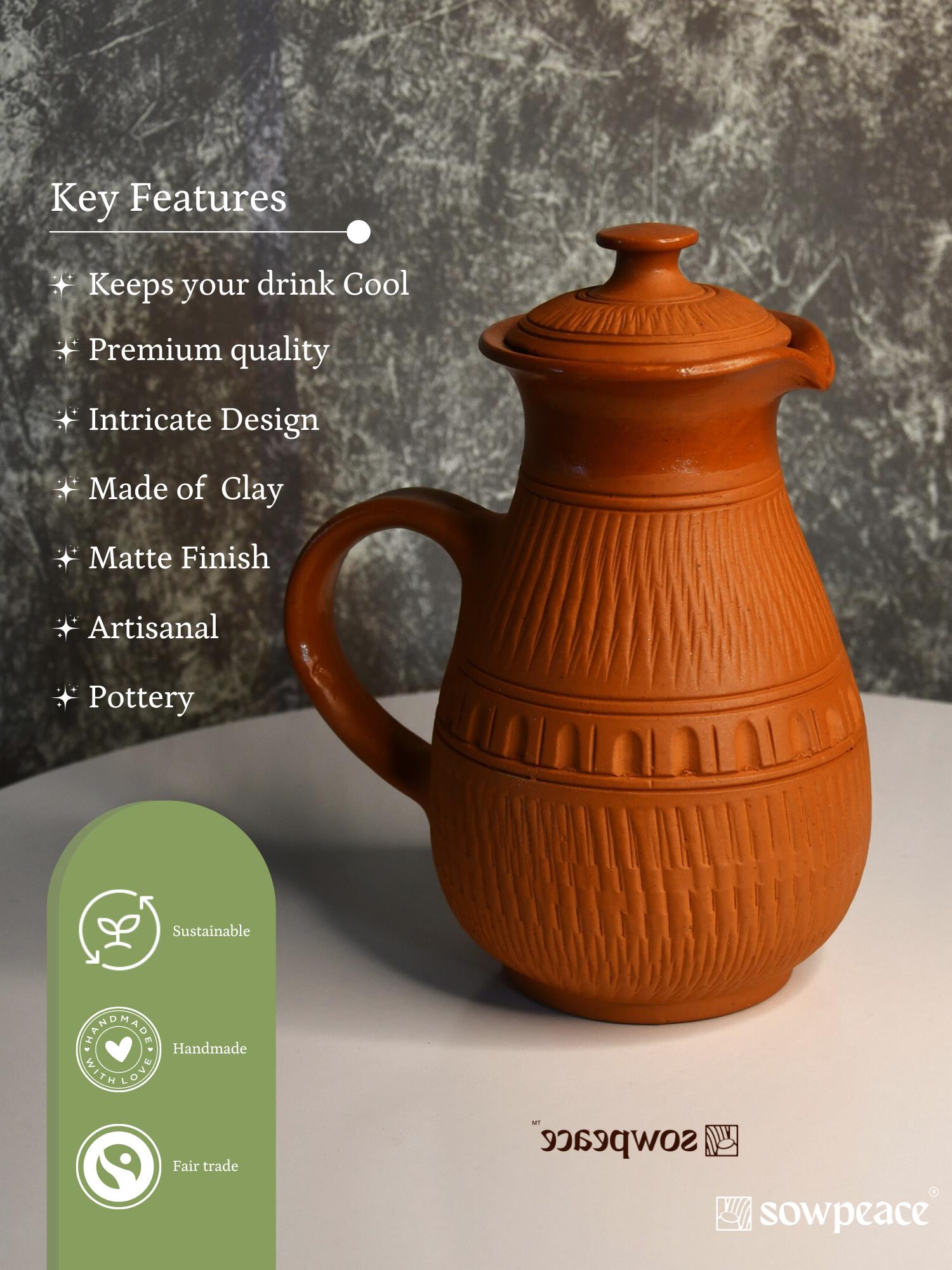 Sowpeace Jug of water