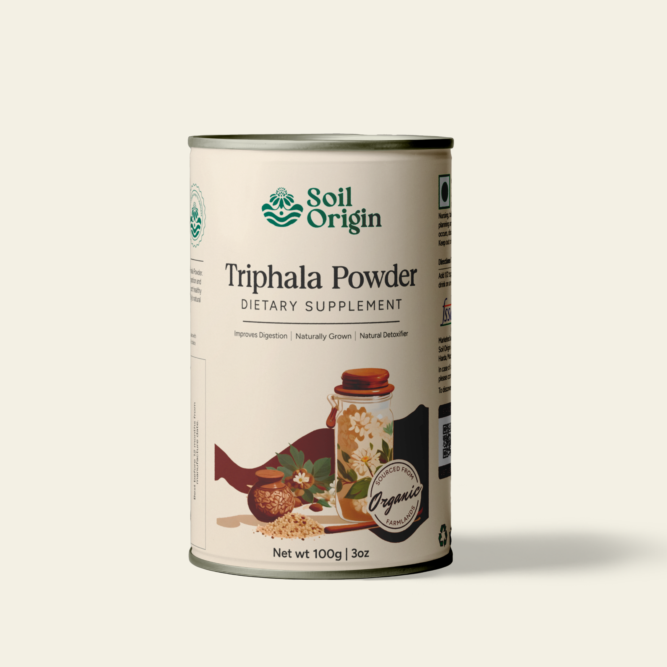 Soil Origin Triphala Powder - 100 Gm