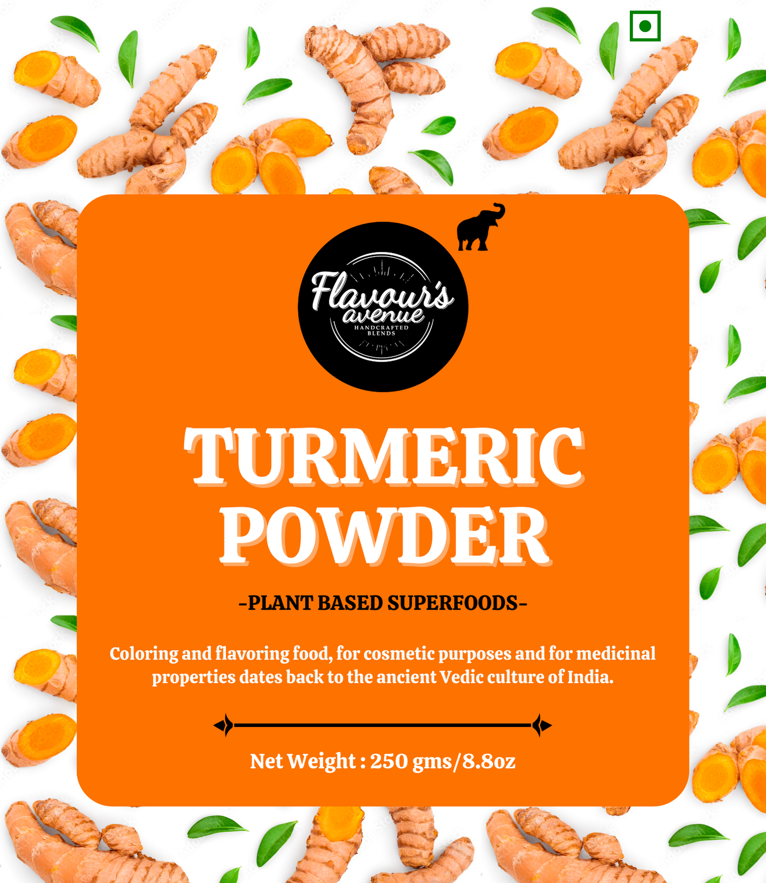 Flavours Avenue Turmeric Powder 250g