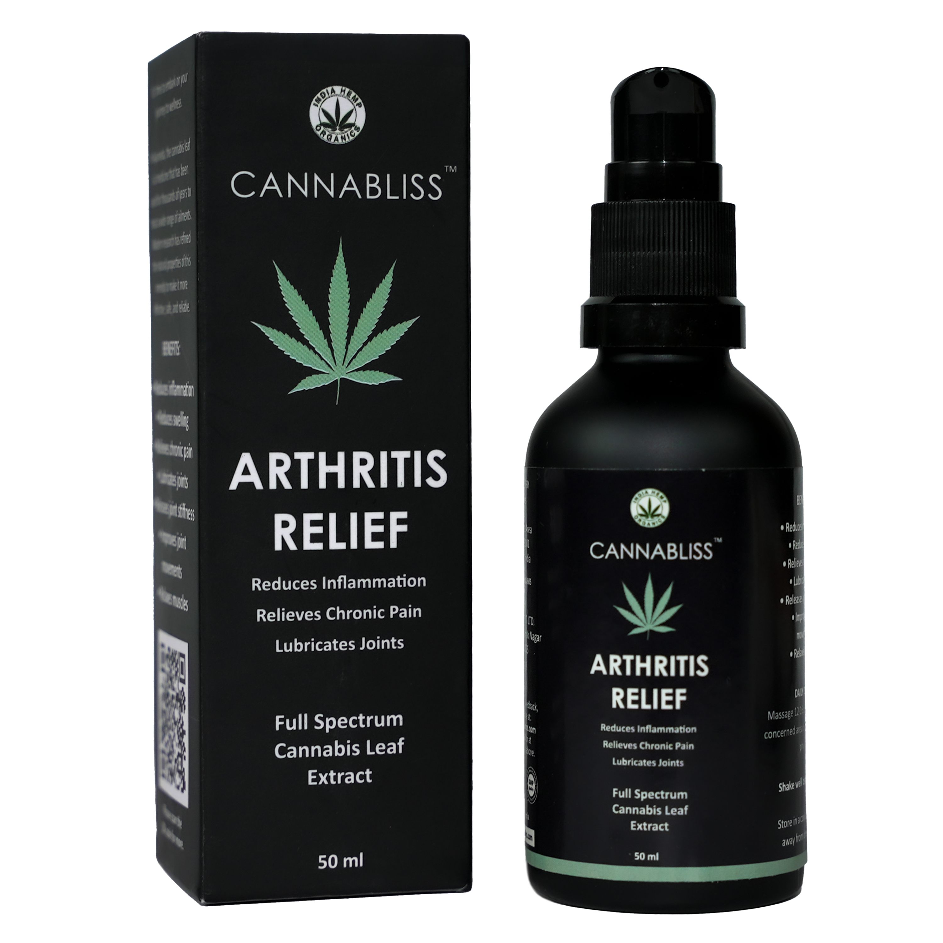 India Hemp Cannabliss Arthritis Relief 50ml