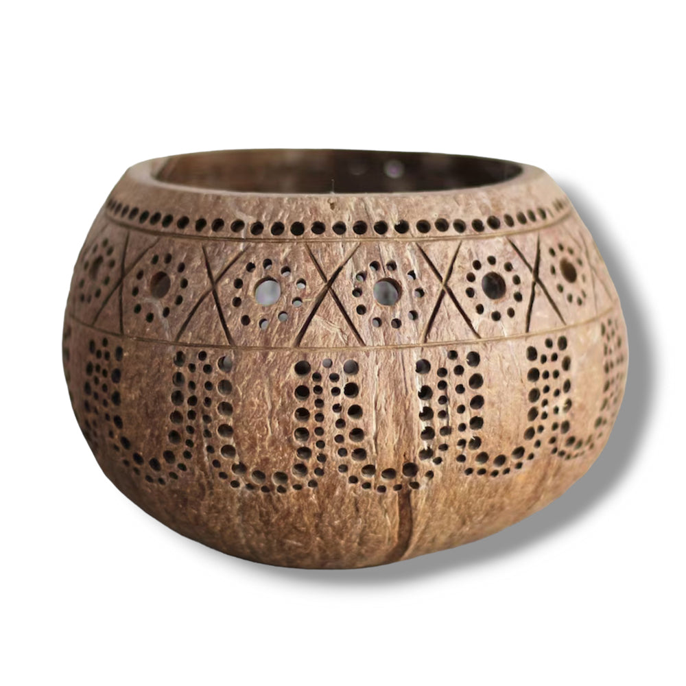 Comorin Coconuts Traditional: Handcrafted Tea Light Candle Holder