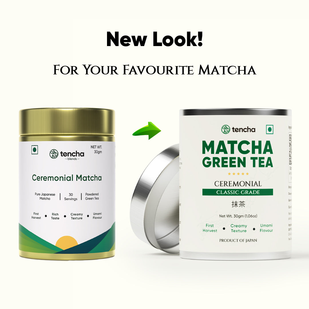 Tencha Ceremonial Matcha With Free Spoon | 60 Servings 30 Gm X 2 Packs, 30 grams