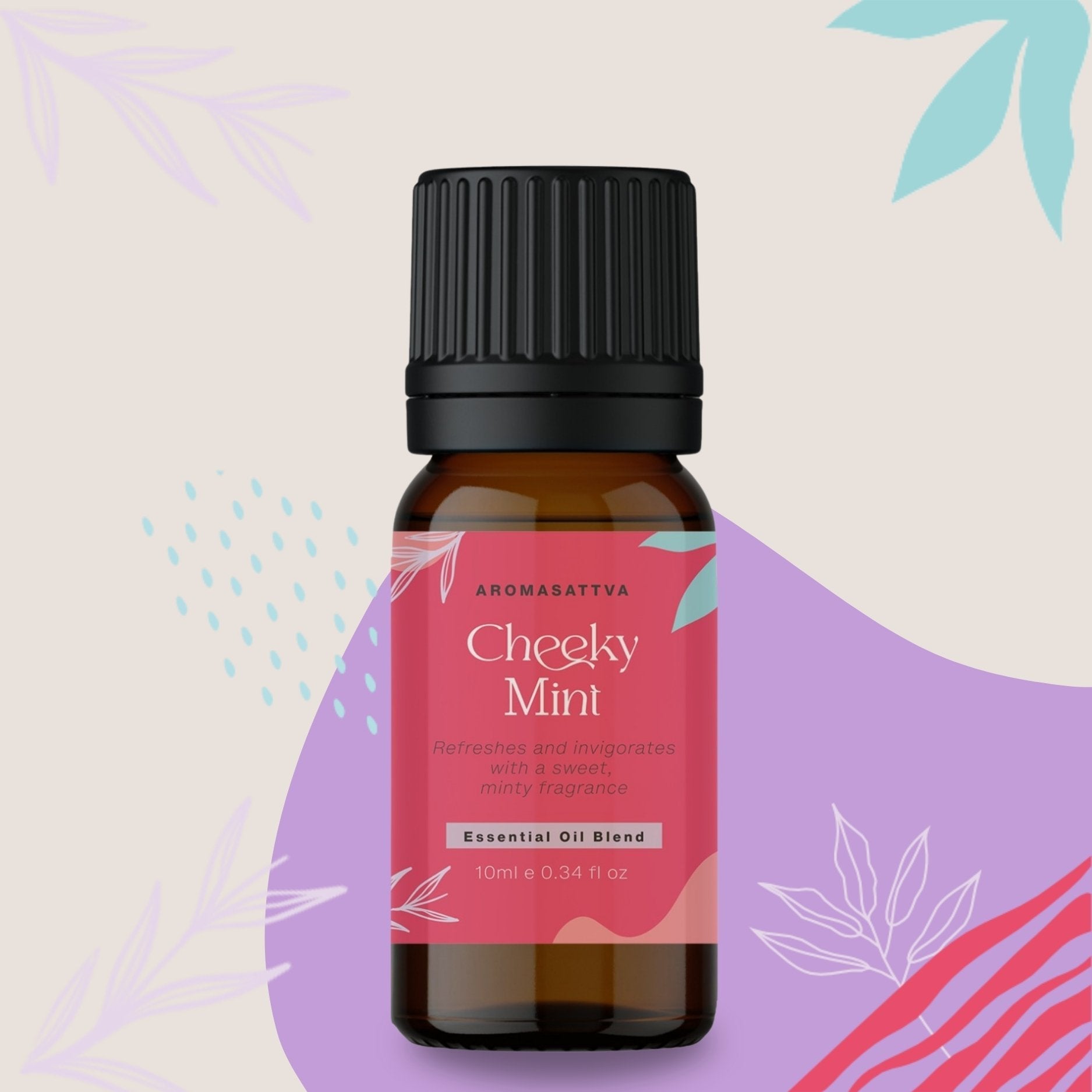 Aromasattva Essential Oil Blend-Cheeky Mint 10ml