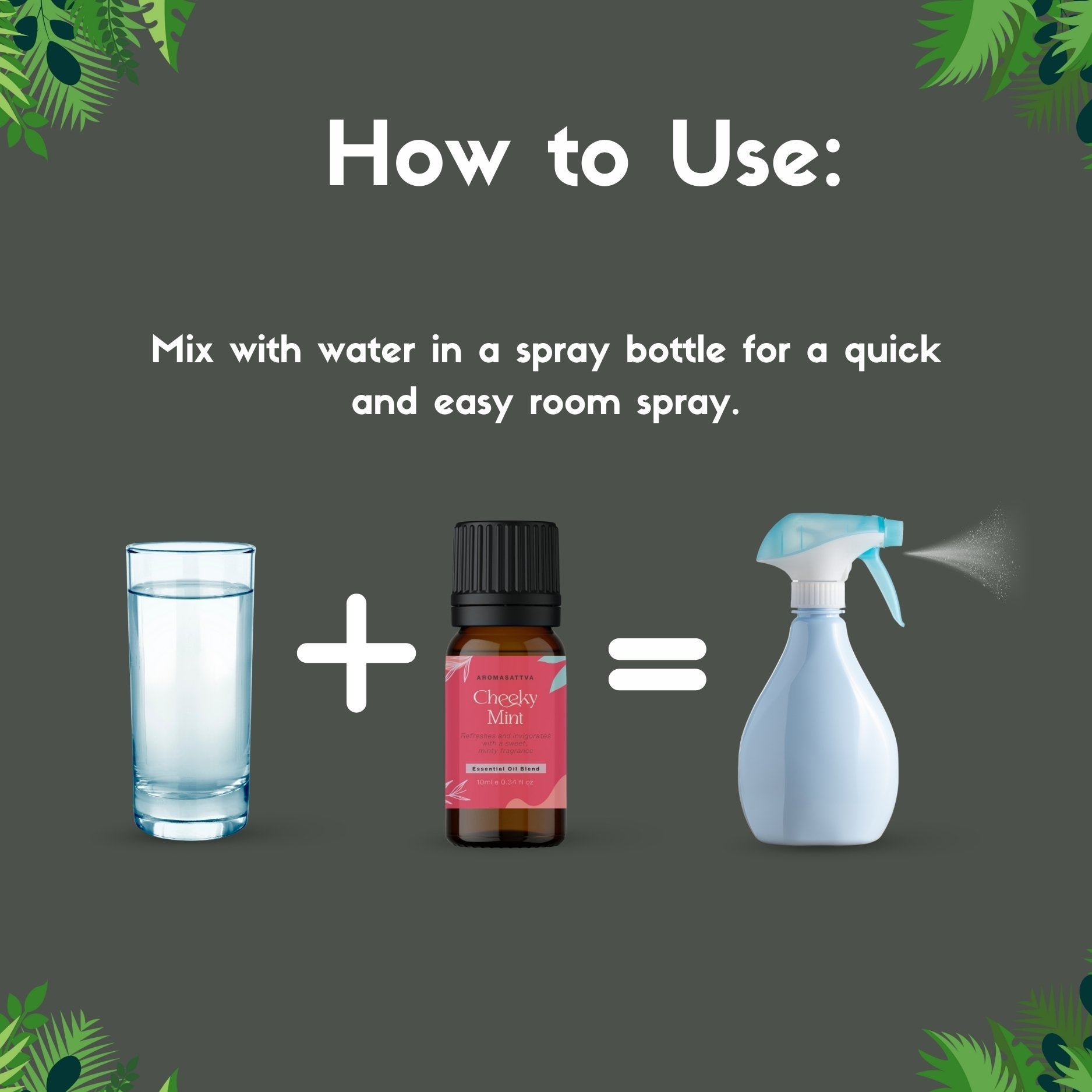 Aromasattva Essential Oil Blend-Cheeky Mint 10ml