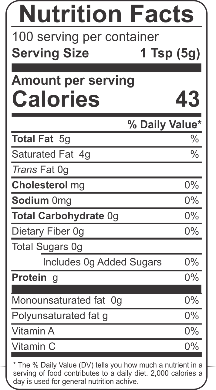 Praakritik Organic Cold Pressed Extra Virgin Coconut Oil