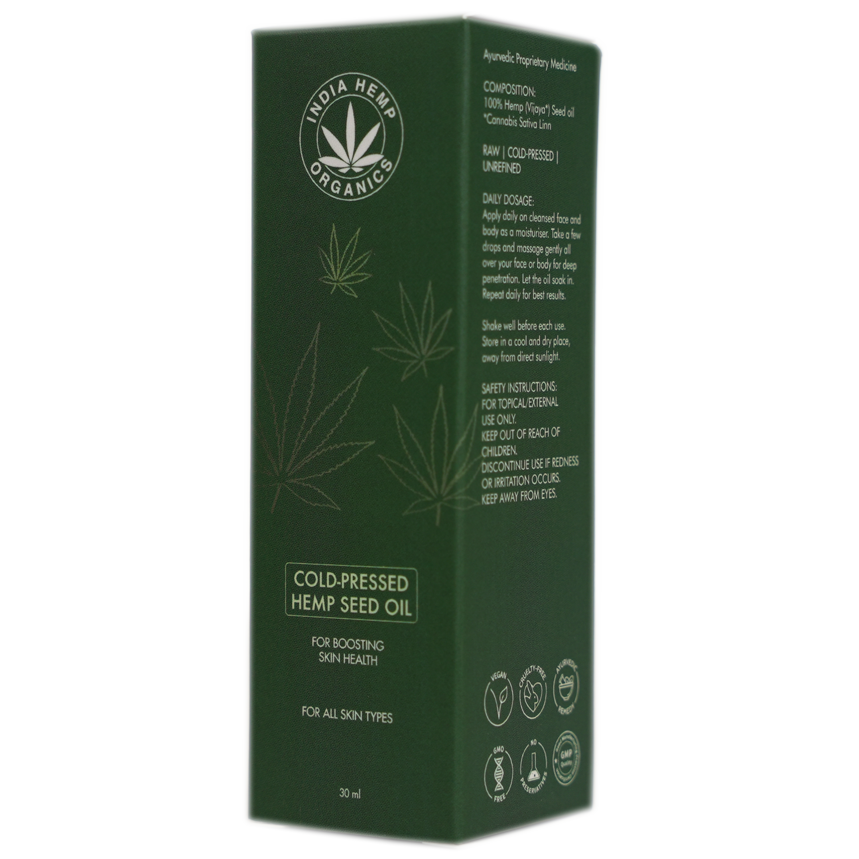 India Hemp Hemp Seed Oil (30ml)