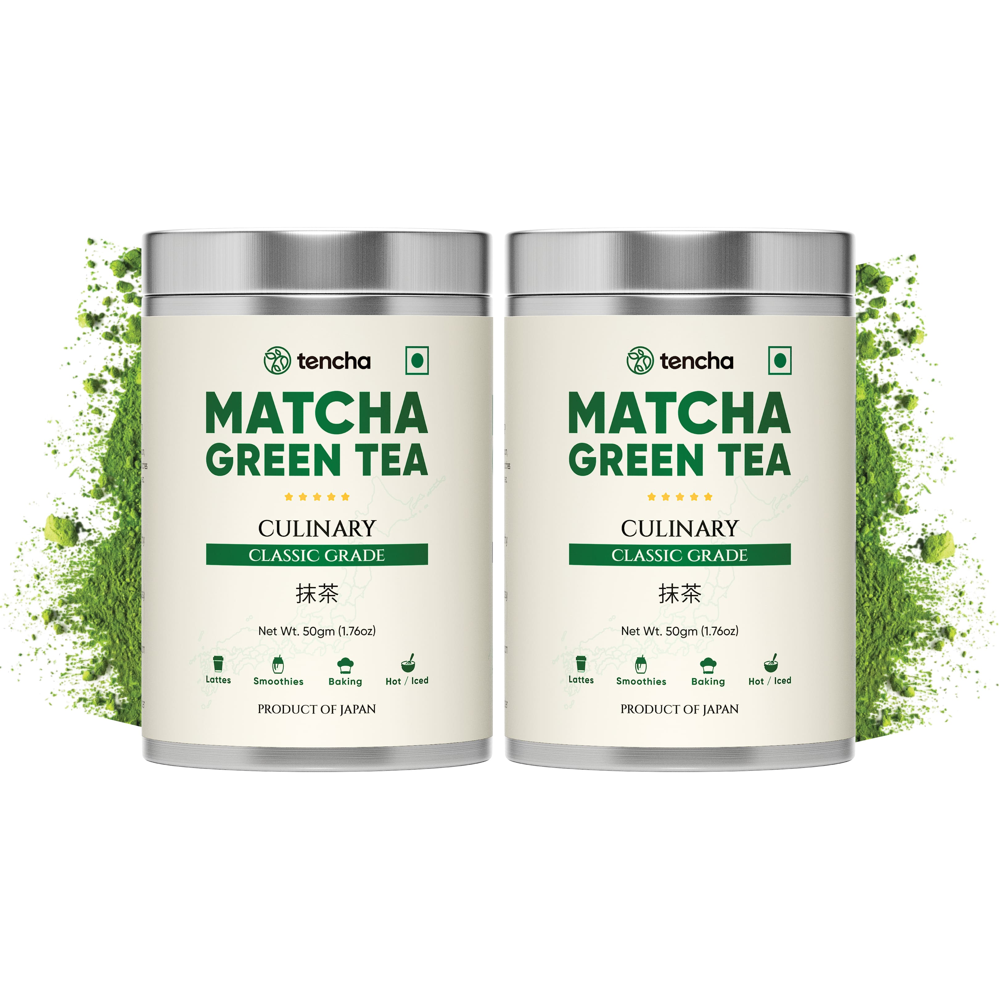 Tencha Culinary Matcha 50Gm, Pack Of 2, 50 grams