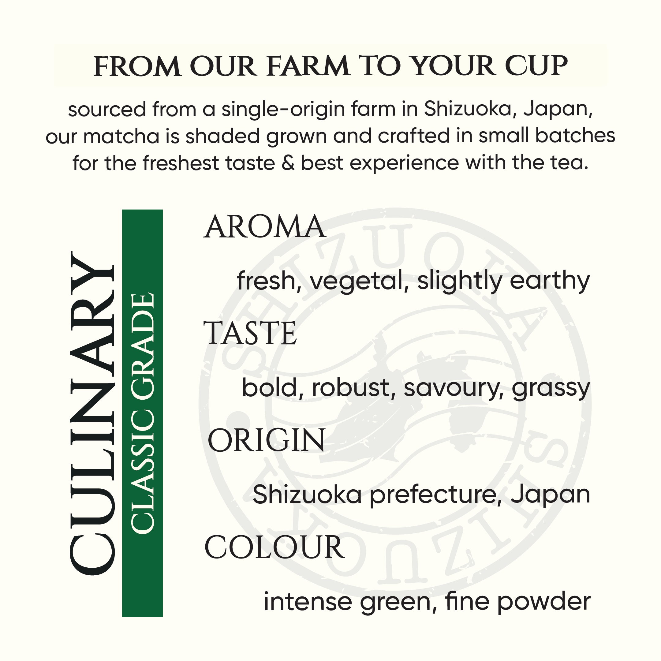 Tencha Culinary Matcha 50 Grams