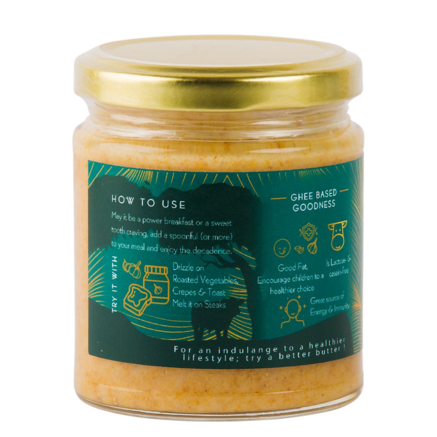 Praakritik Artisanal Garlic Ghee Spread With Himalayan Pink Salt 200g