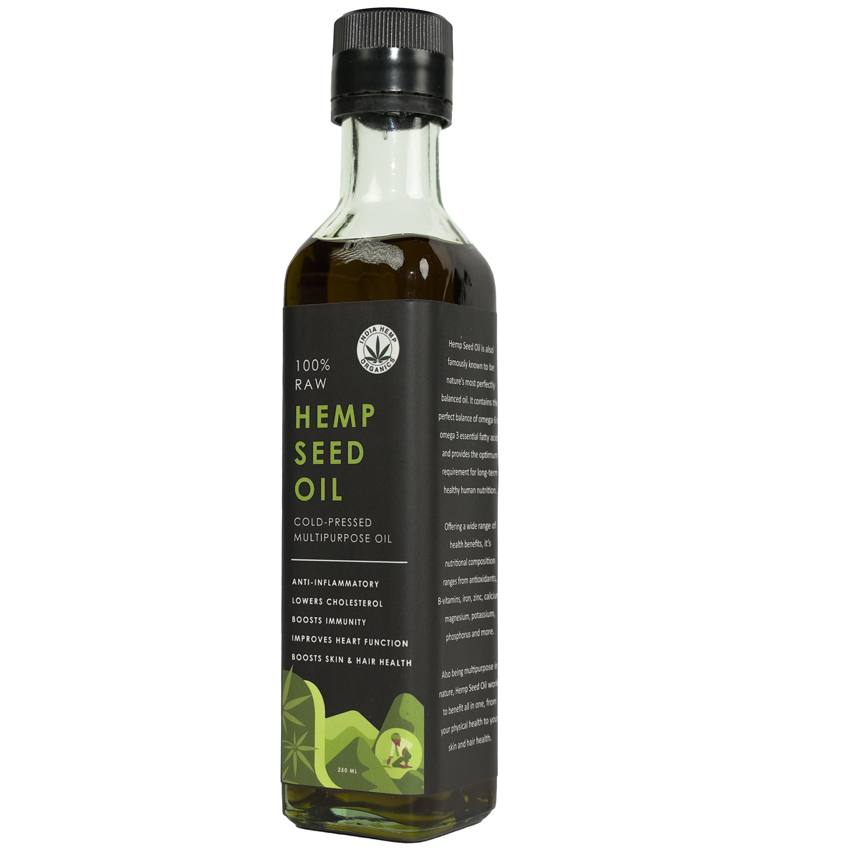 India Hemp Hemp Seed Oil (250ml)