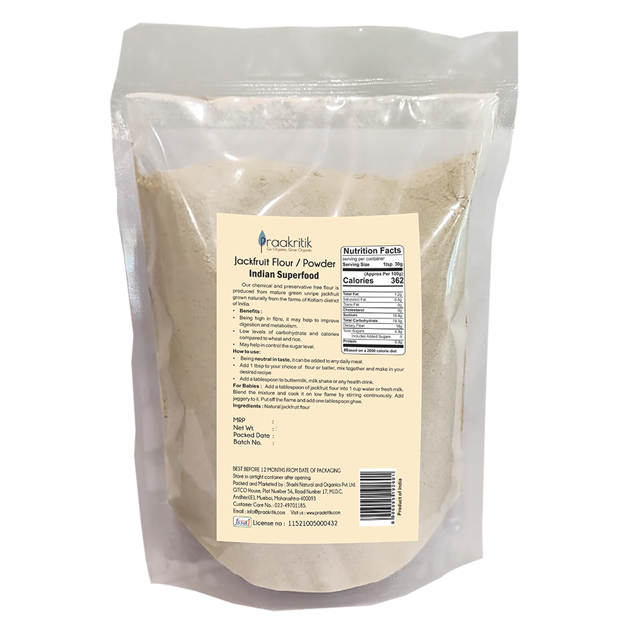 Praakritik Organic Jackfruit Flour 500g