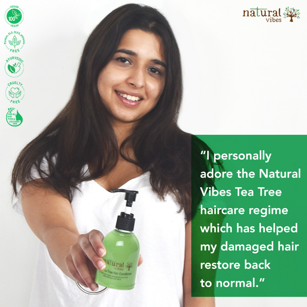 Natural Vibes Tea Tree Hair care Regime Combo