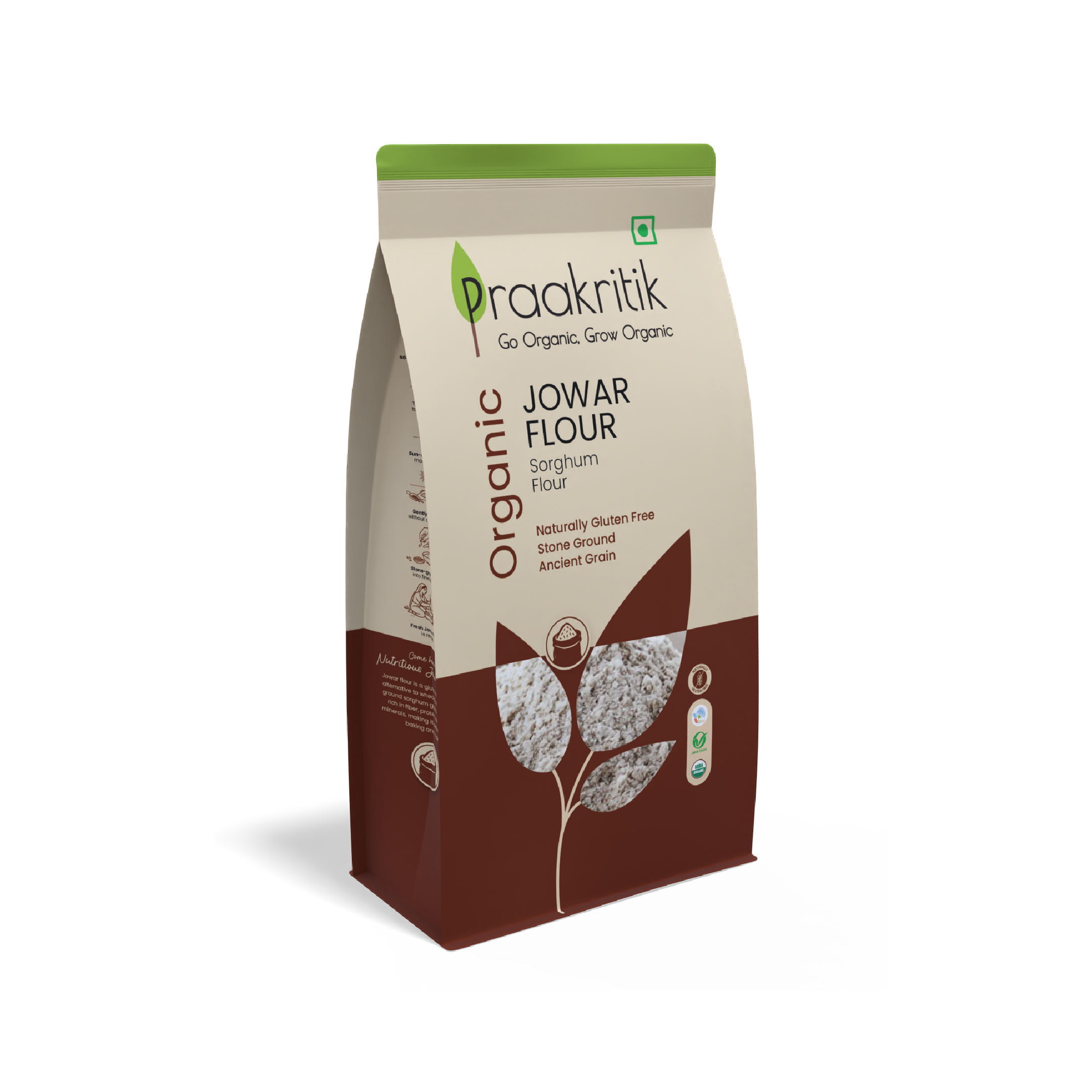 Praakritik Organic Jowar Atta 500g