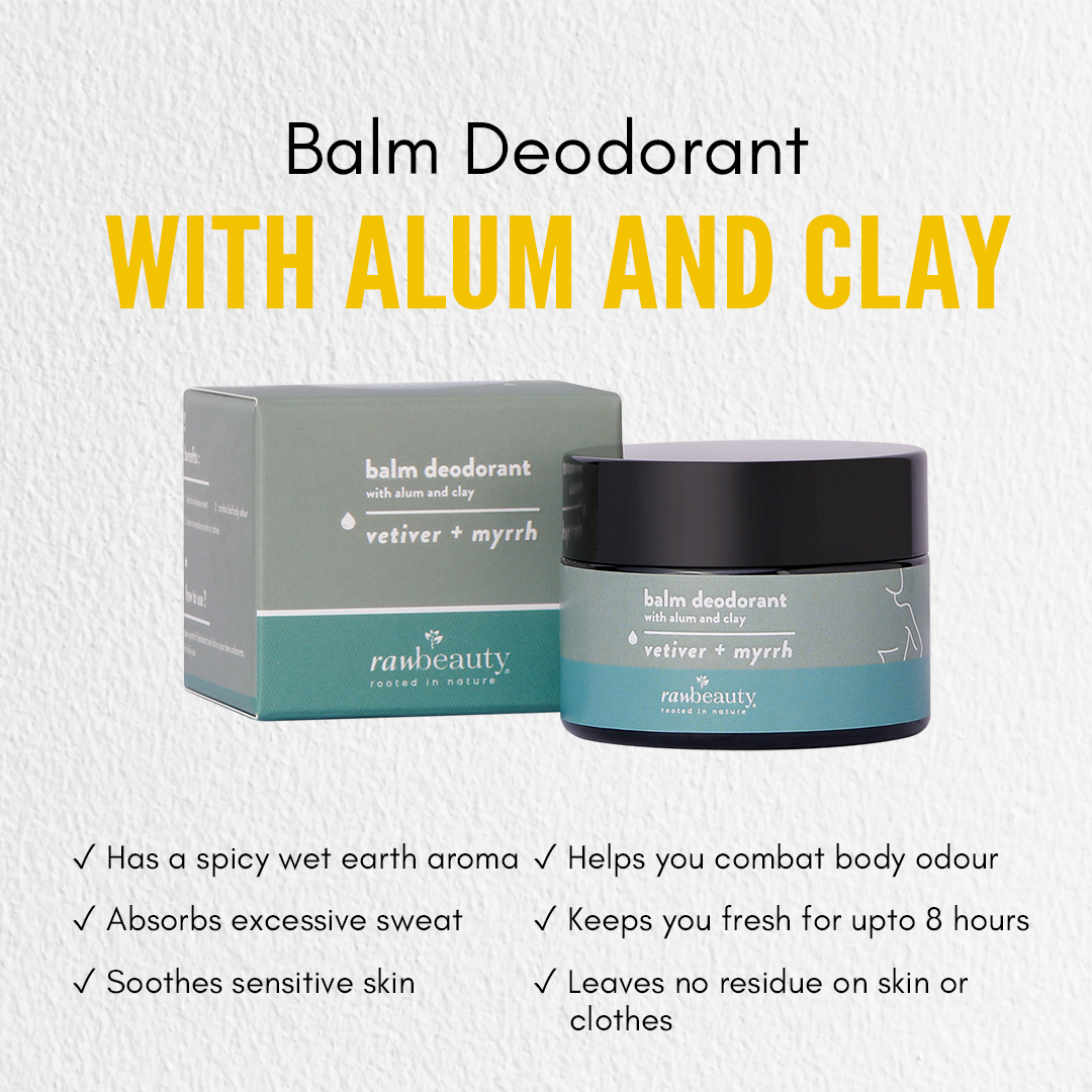 Rawbeauty Wellness Vetiver & Myrrh Balm deodorant