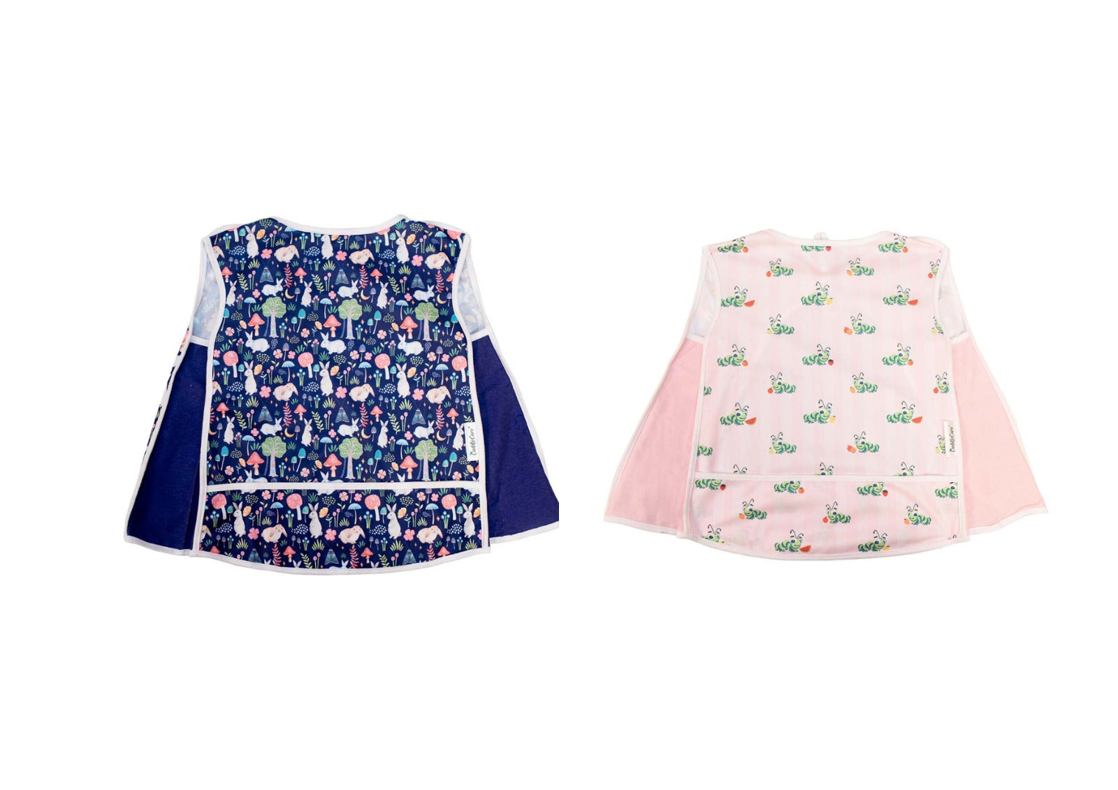 Cuddle Care Infant and Toddler Weaning Bib Combo Pack Enchanted Forests & Hungry Caterpillar - Pack of 2