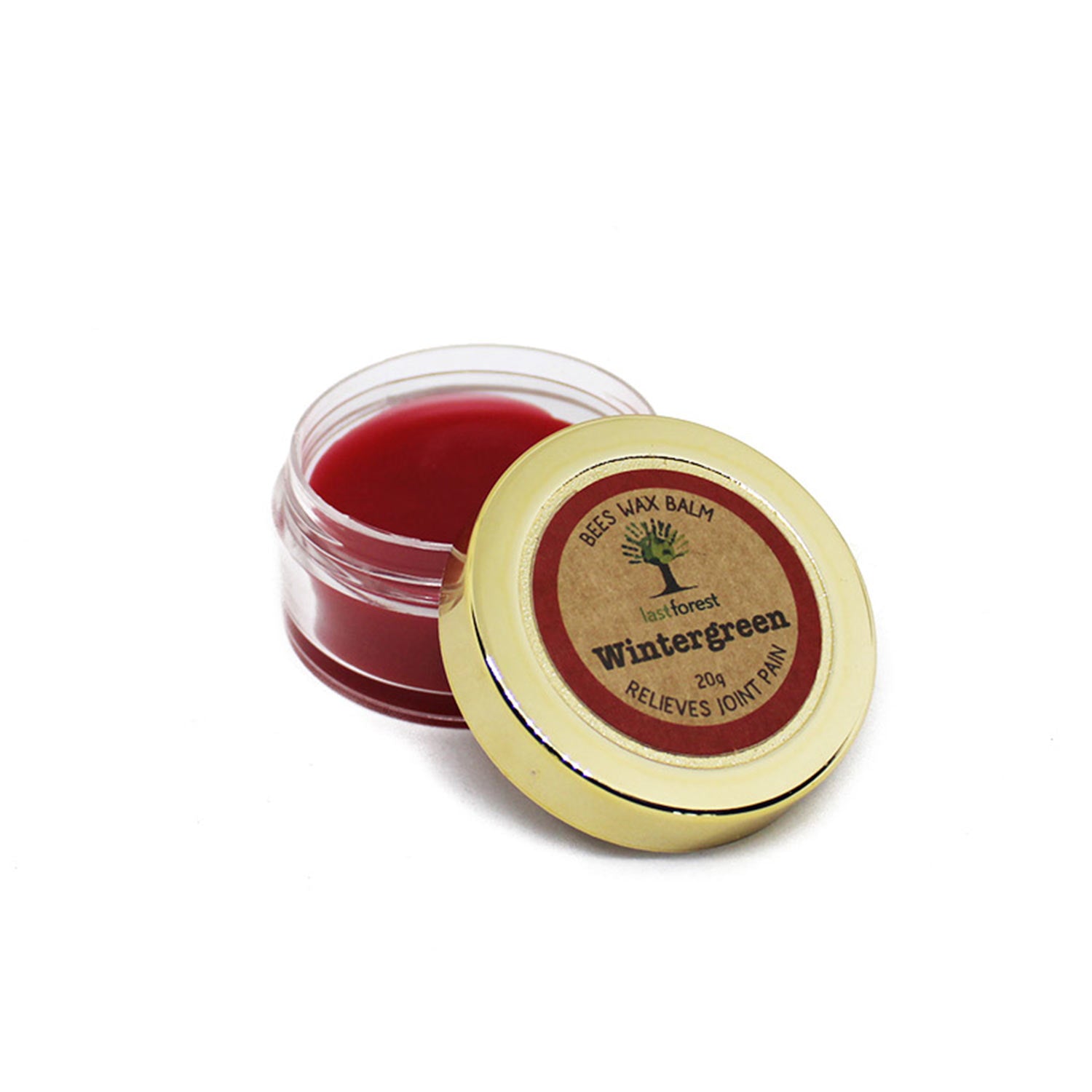 Last Forest Wintergreen Balm for massage, soothes sore muscles and inflamed joints, 20g