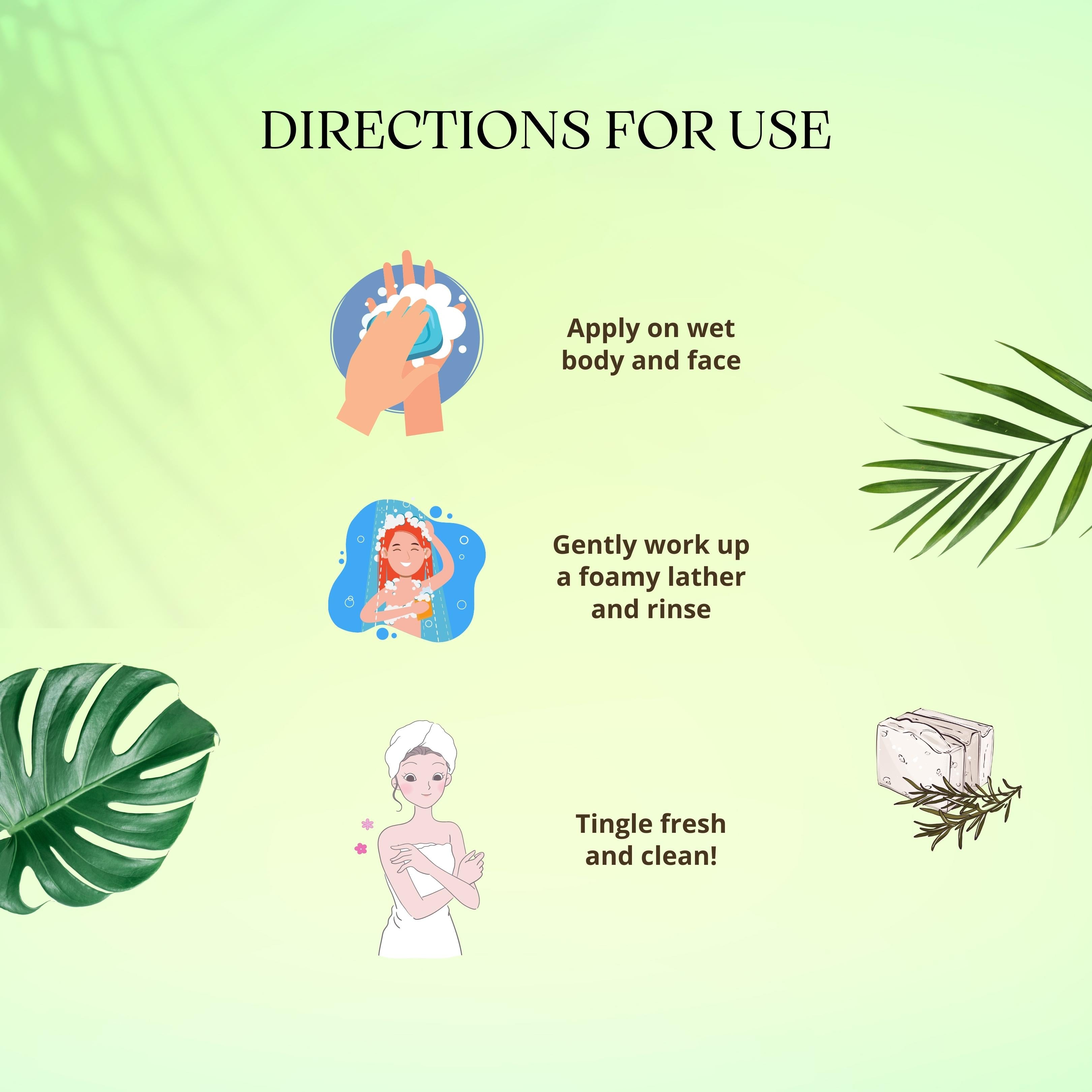 Ayuramrut Turmeric and Orange Natural Handmade Ayurvedic Soap (Pack of 4)