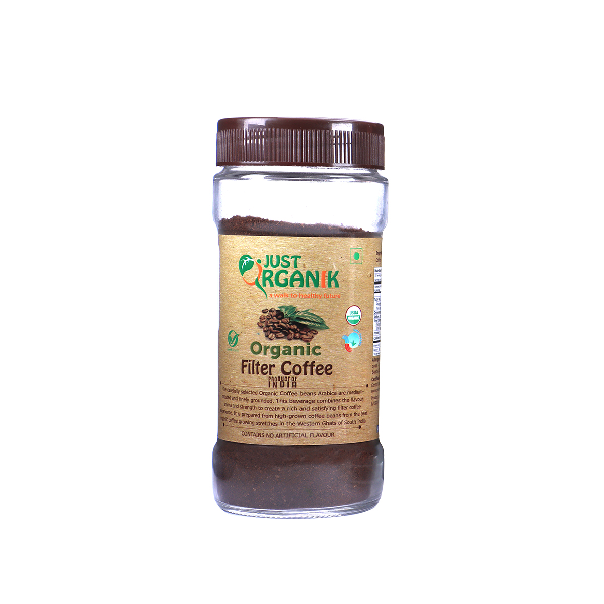 Just Organik Organic Filter Coffee 100g