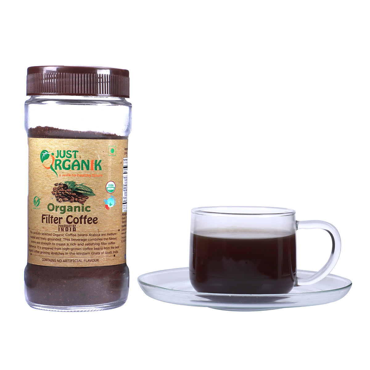 Just Organik Organic Filter Coffee 100g