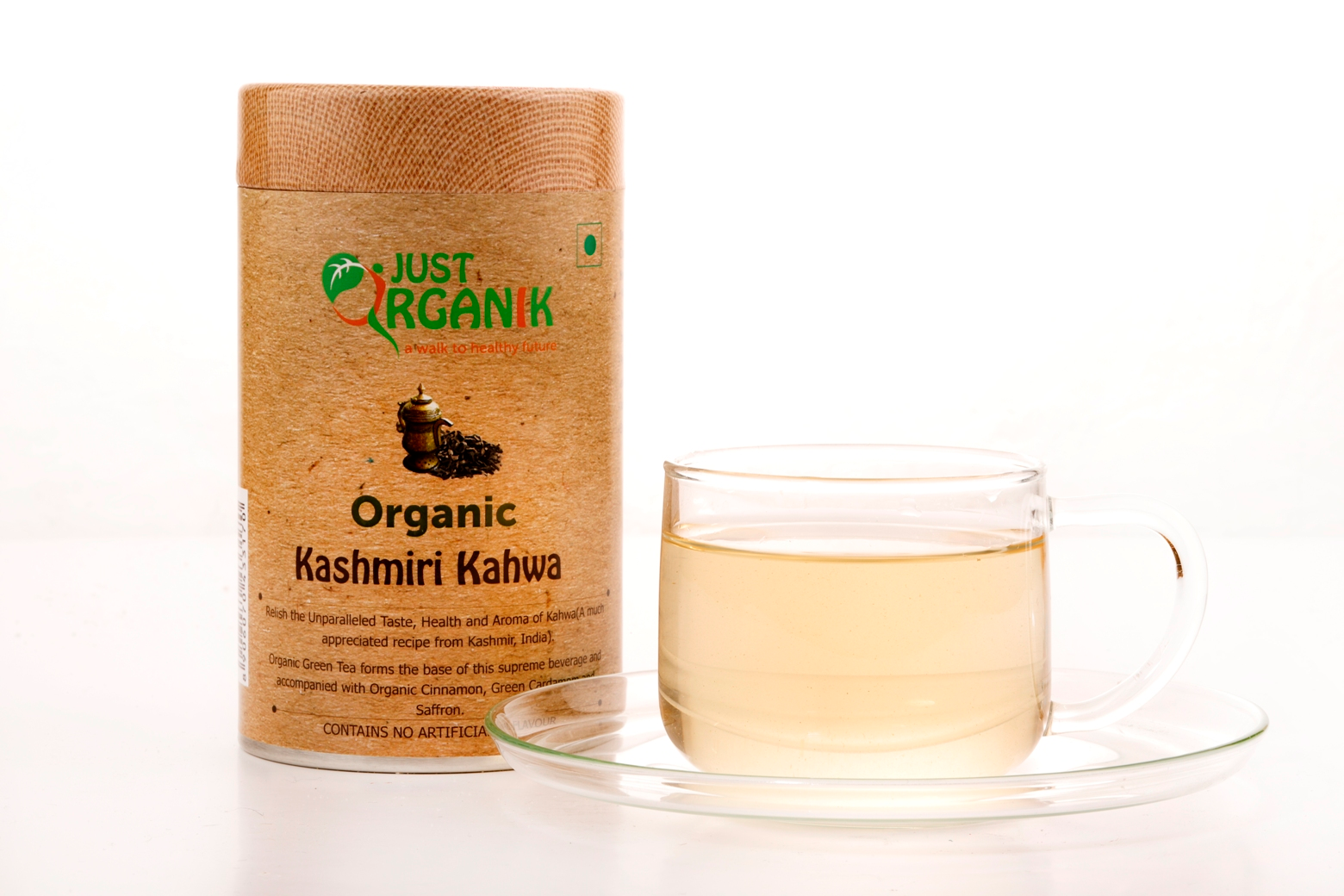 Just Organik Organic Kashmiri Kahwa Tea 75g