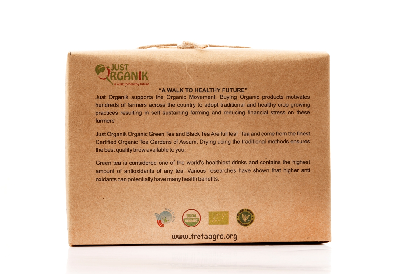 Just Organik Organic Masala Tea 20 TEA BAGS