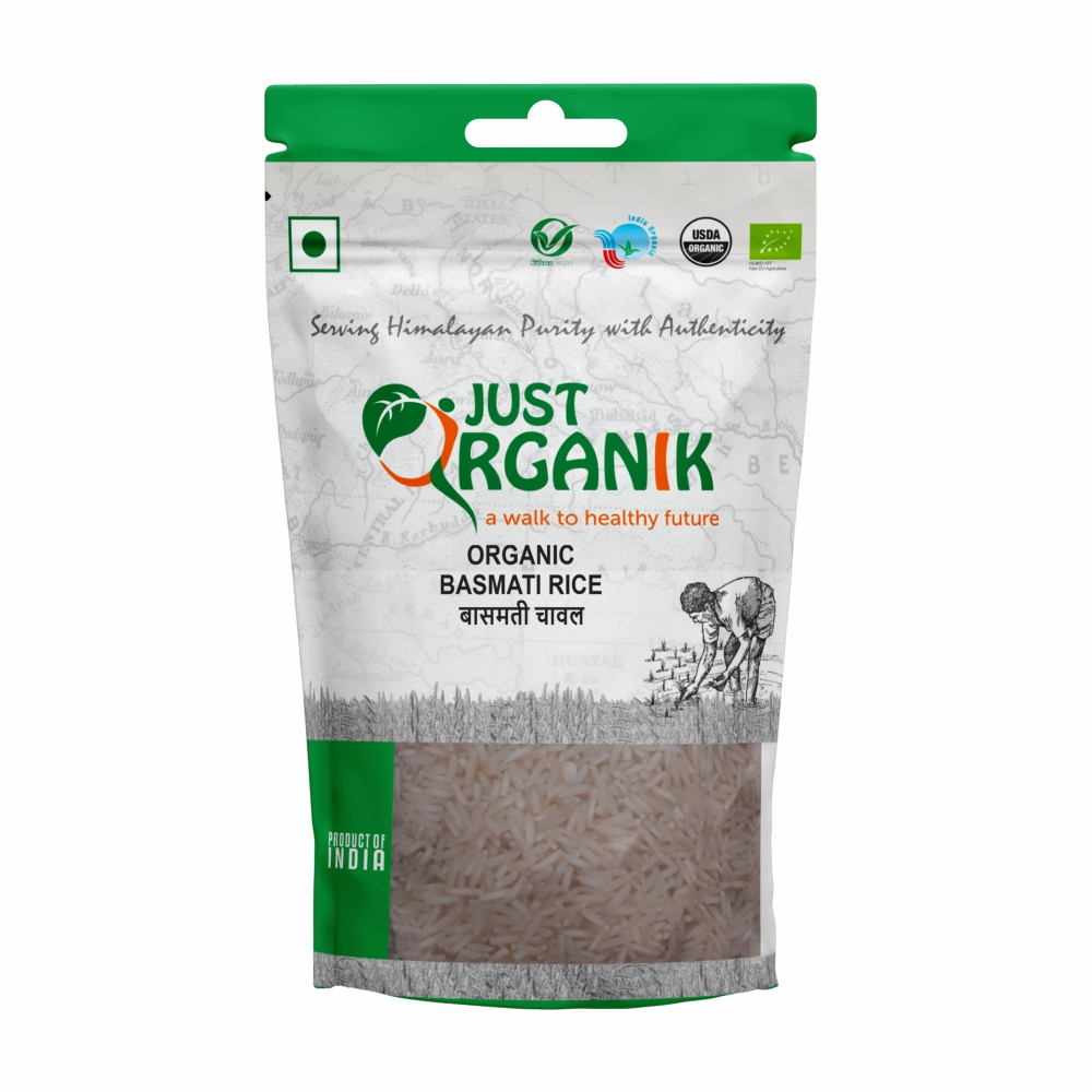 Just Organik Organic Basmati Rice 1 kg